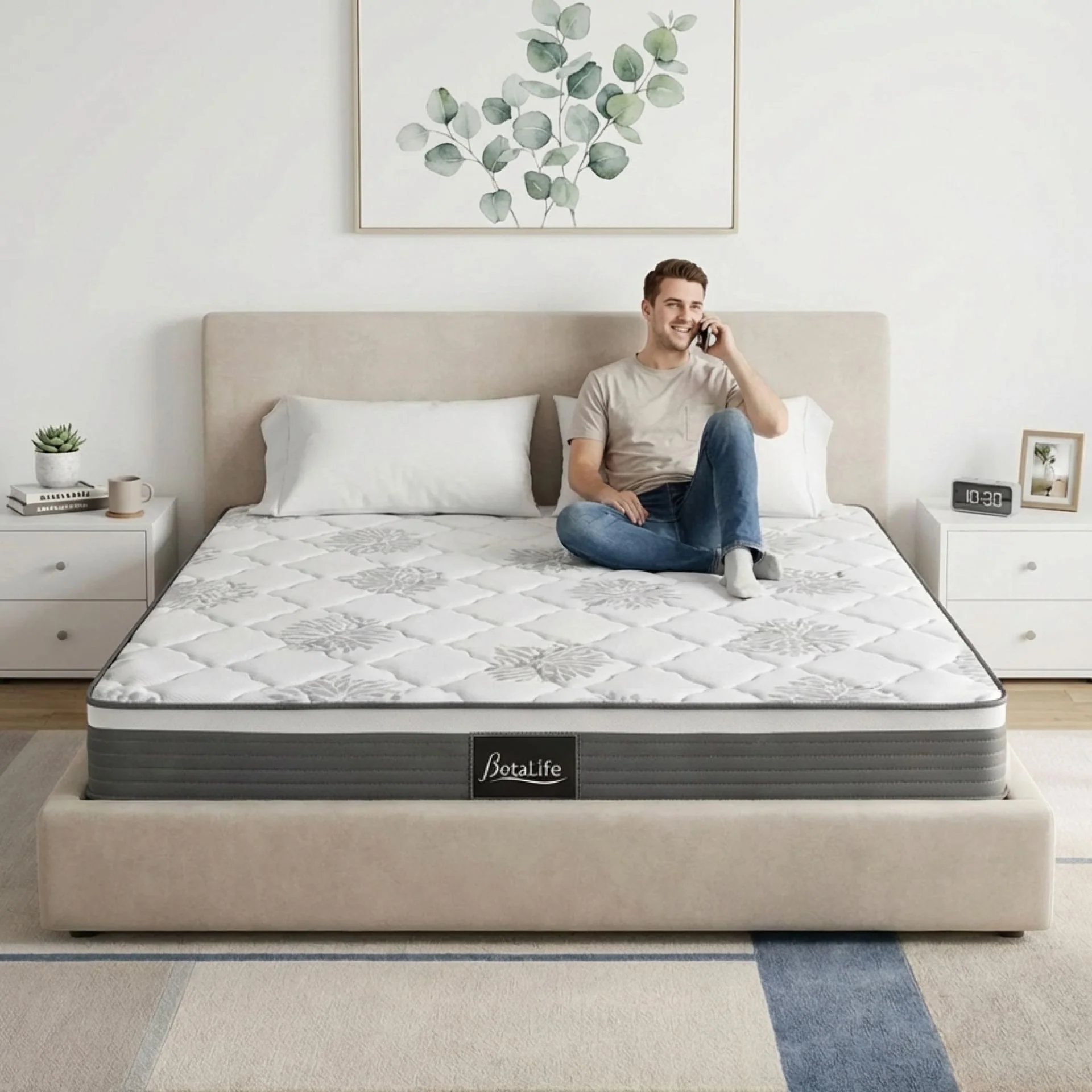 Deluxe 5 Zone Pocket Spring Mattress - Super King - Image 2