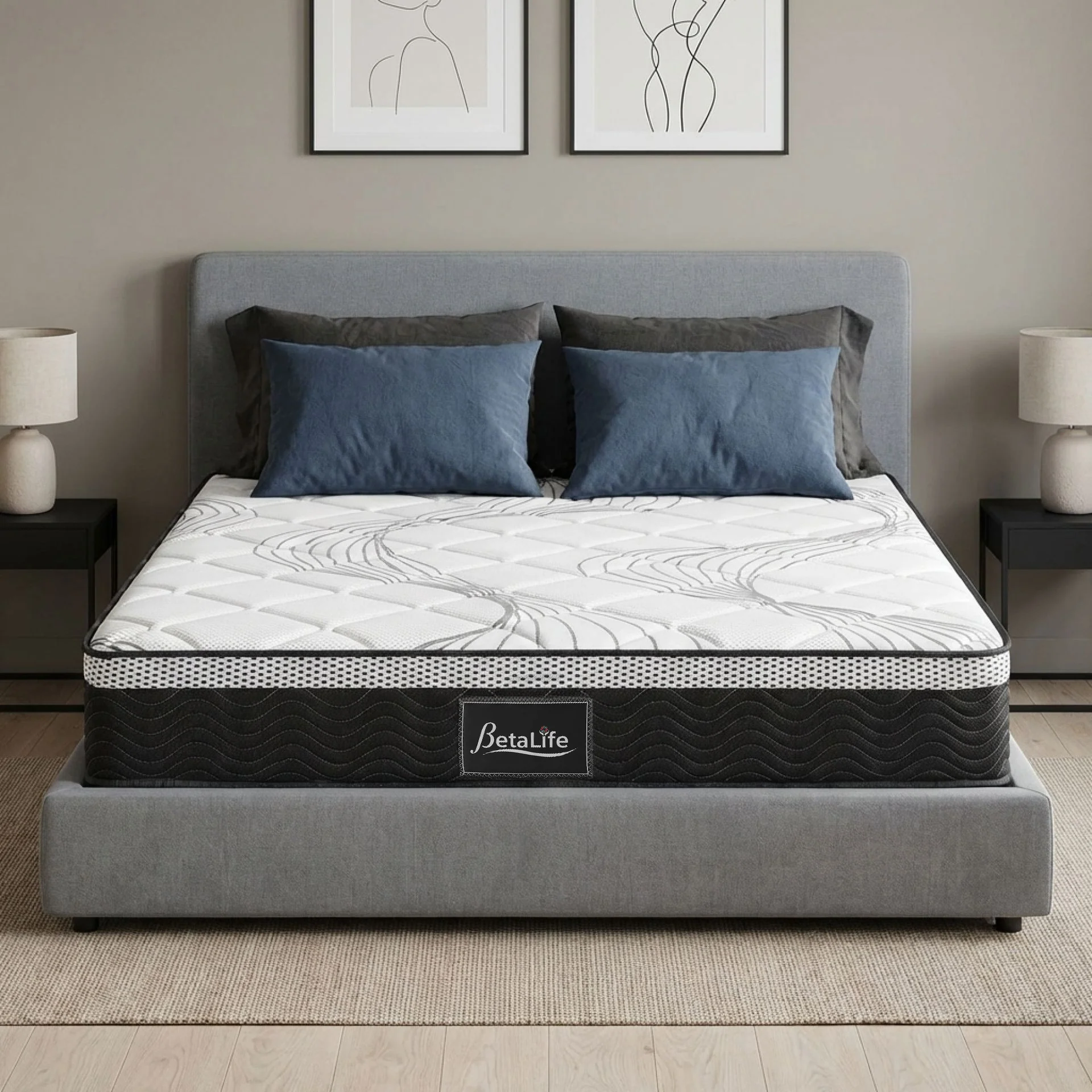 Deluxe Plus 7 Zone Support Mattress - Queen - Image 14