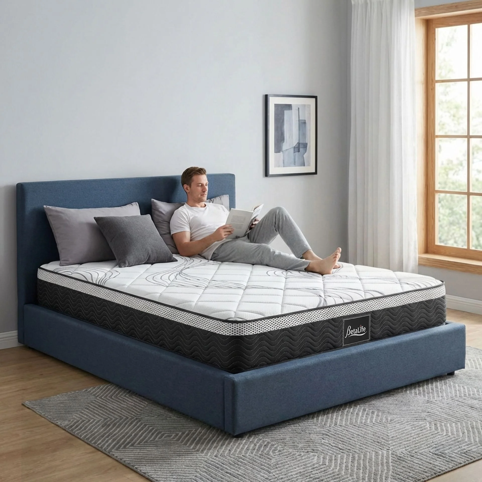 Deluxe Plus 7 Zone Support Mattress - Queen - Image 17