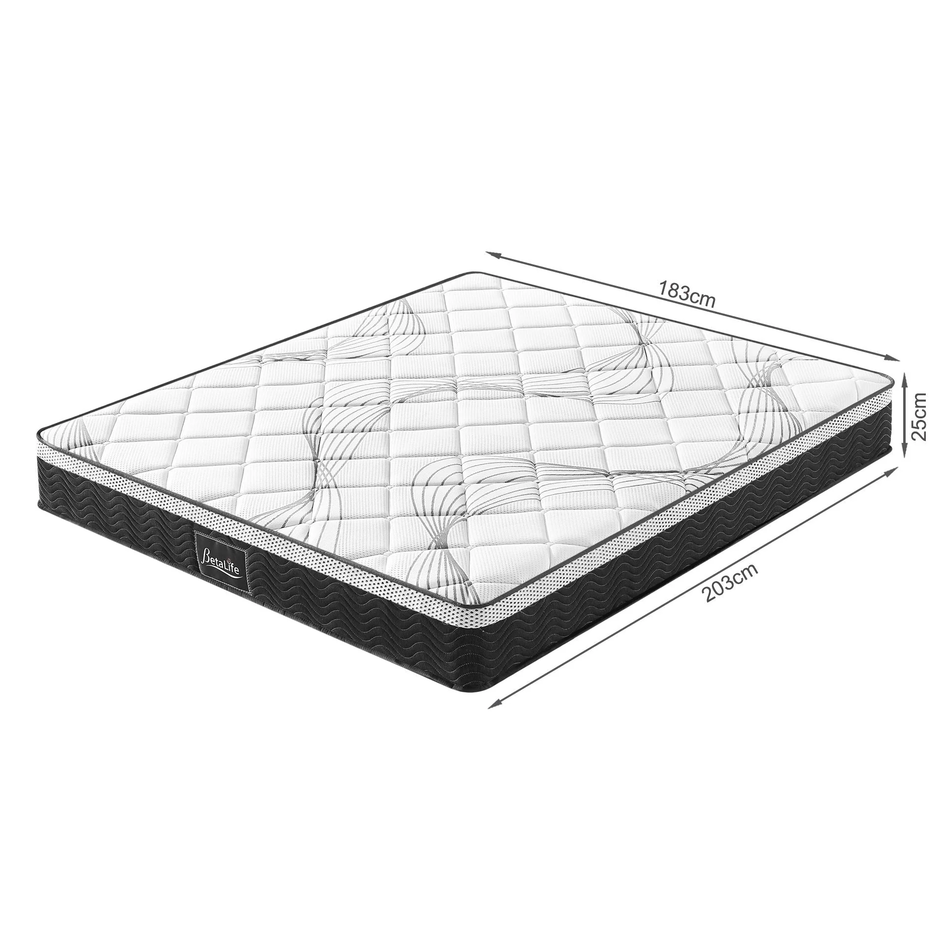 Deluxe Plus 7 Zone Support Mattress - Super King - Image 12