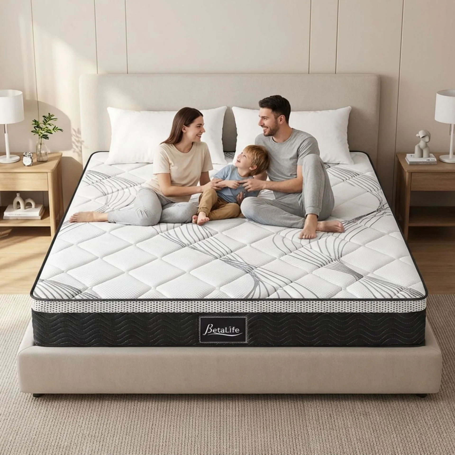 Deluxe Plus 7 Zone Support Mattress - Super King - Image 2