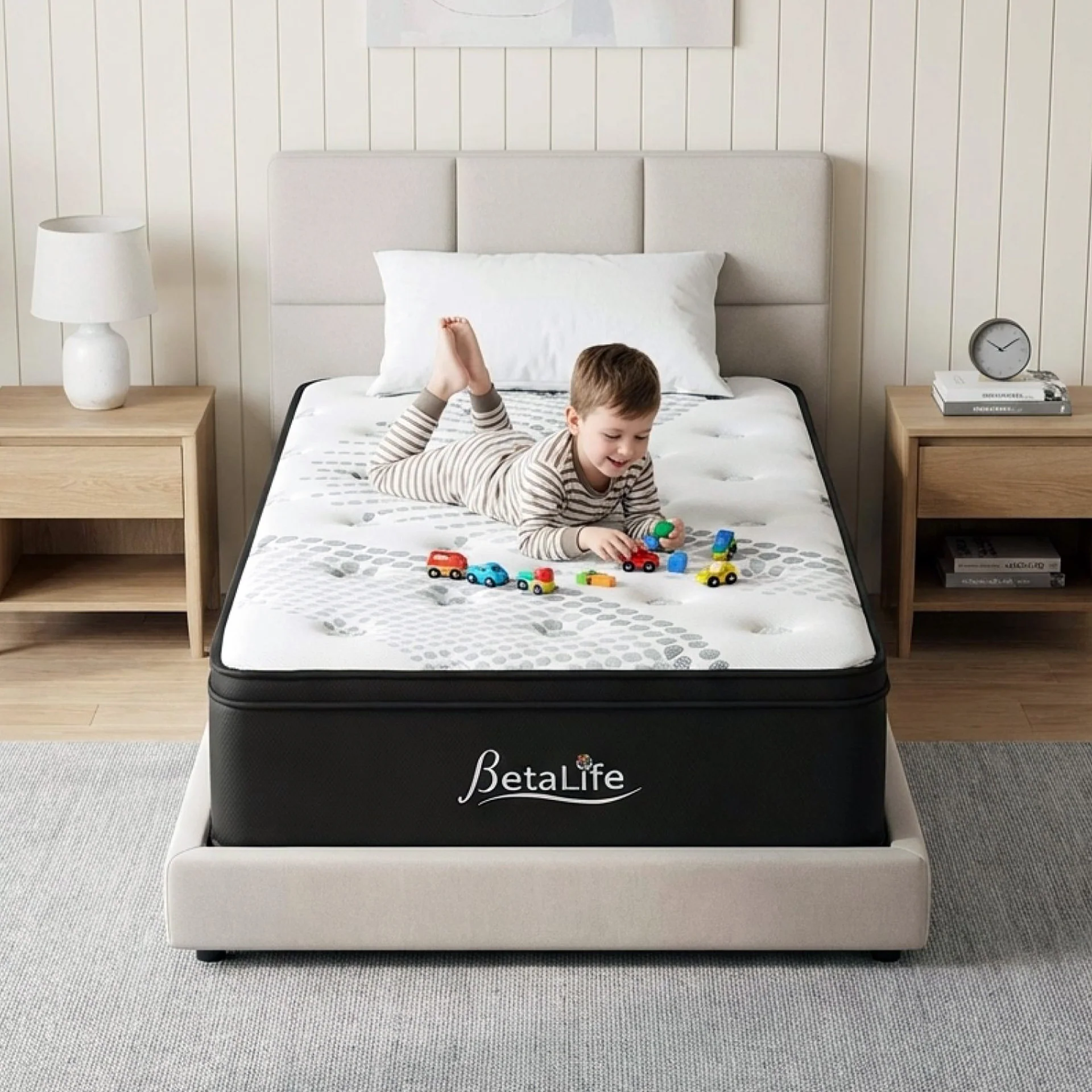 Deluxe Pro Pocket Spring Mattress - King Single - Image 2
