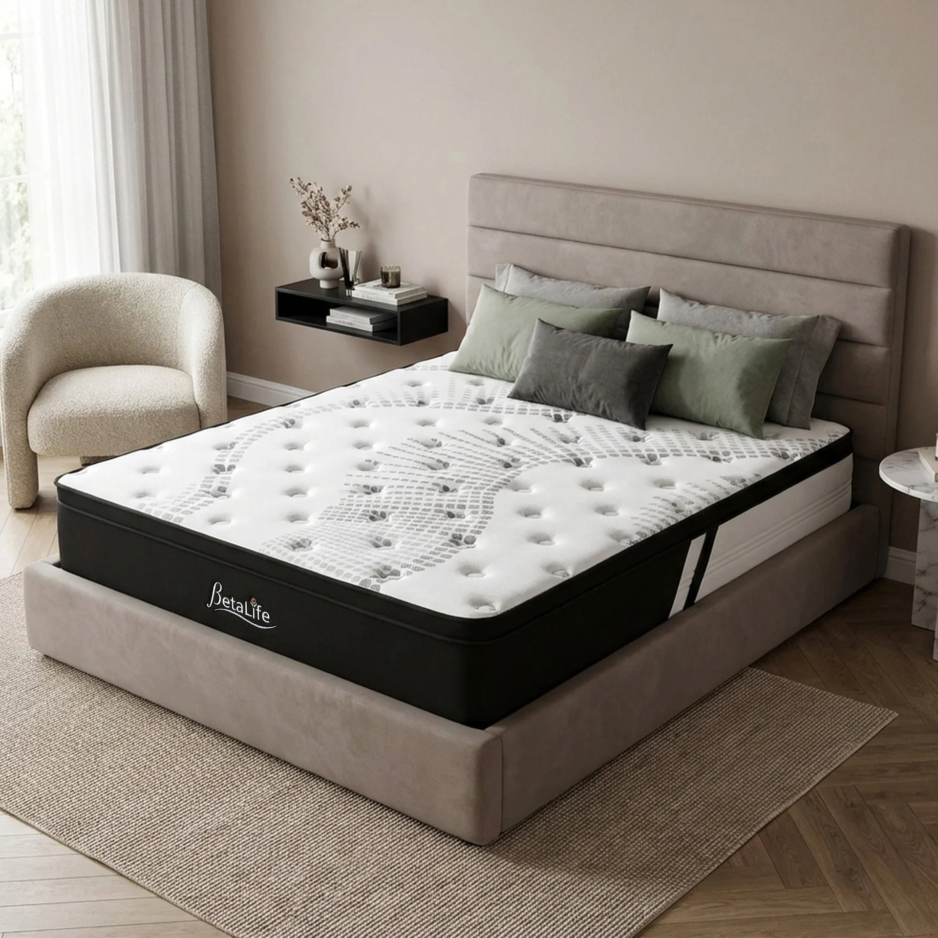 Deluxe Pro Pocket Spring Mattress - Queen - Image 11