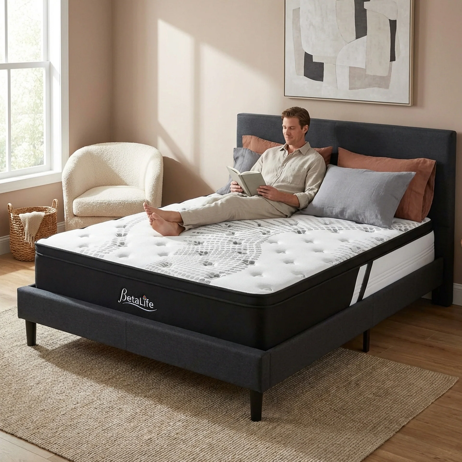Deluxe Pro Pocket Spring Mattress - Queen - Image 14