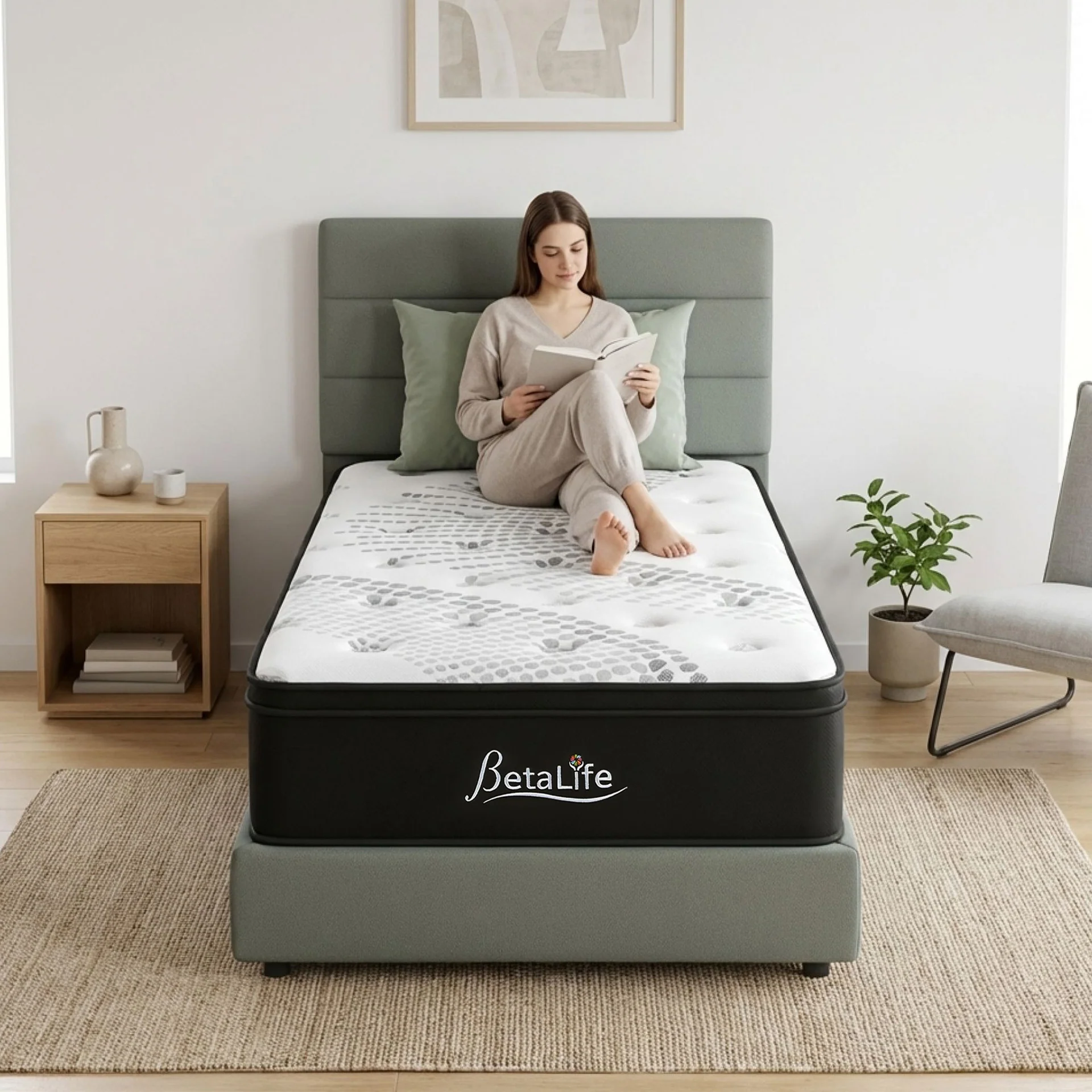 Deluxe Pro Pocket Spring Mattress - Single - Image 2