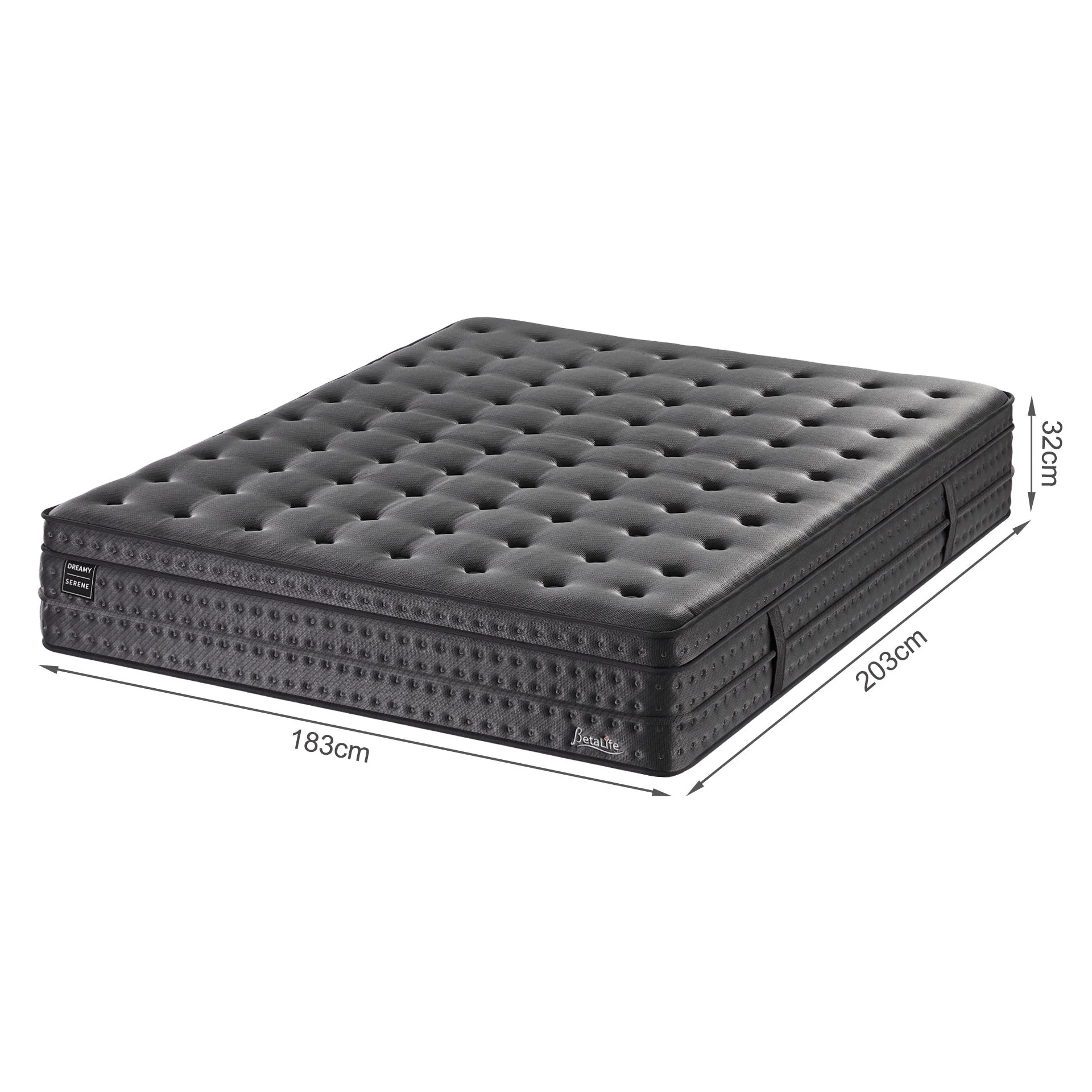 Dreamy Serene Micro Pocket Spring Mattress - Super King - Image 11