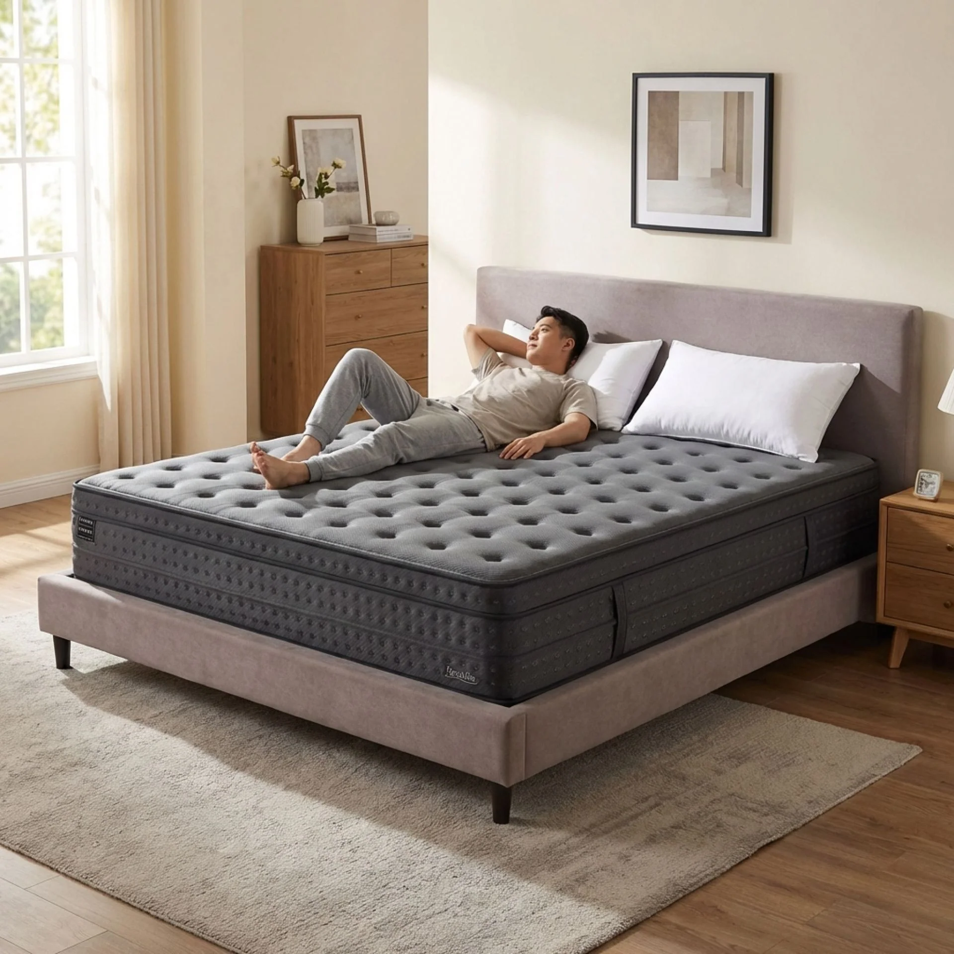 Dreamy Serene Micro Pocket Spring Mattress - Super King - Image 15