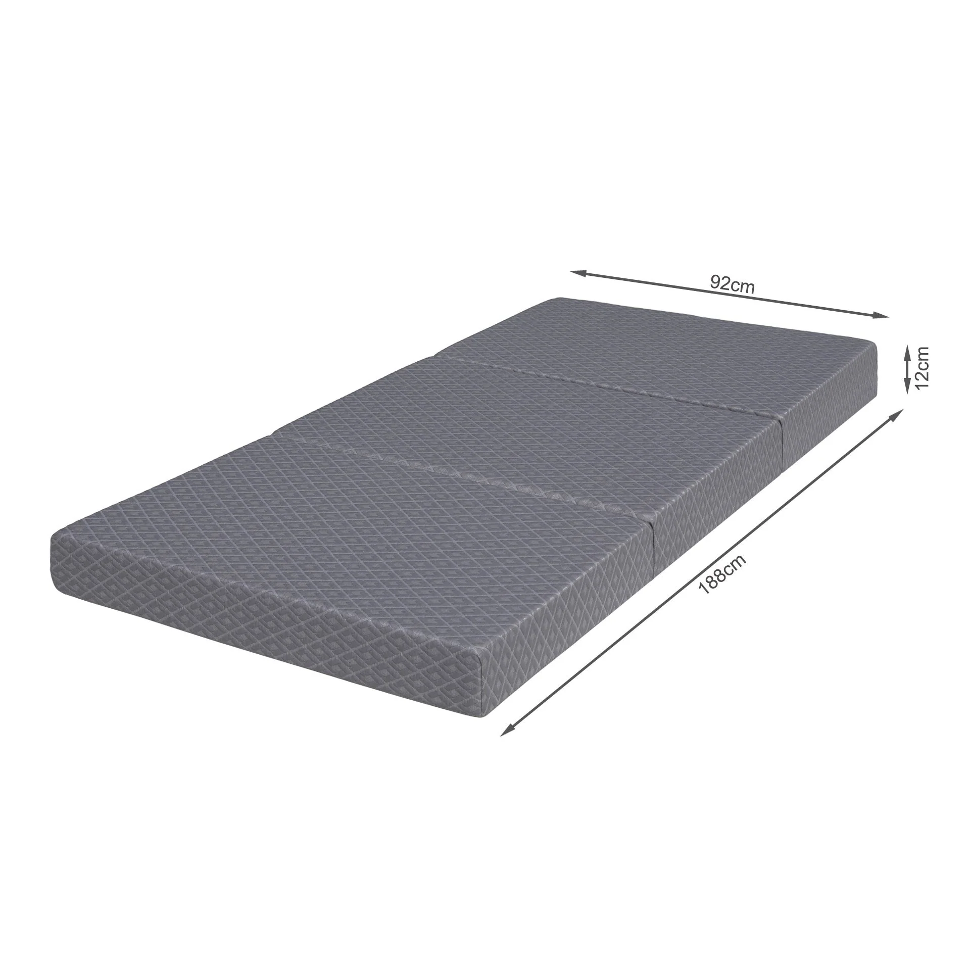 Flexi Plus Portable Folding Foam Mattress - Single - Image 14