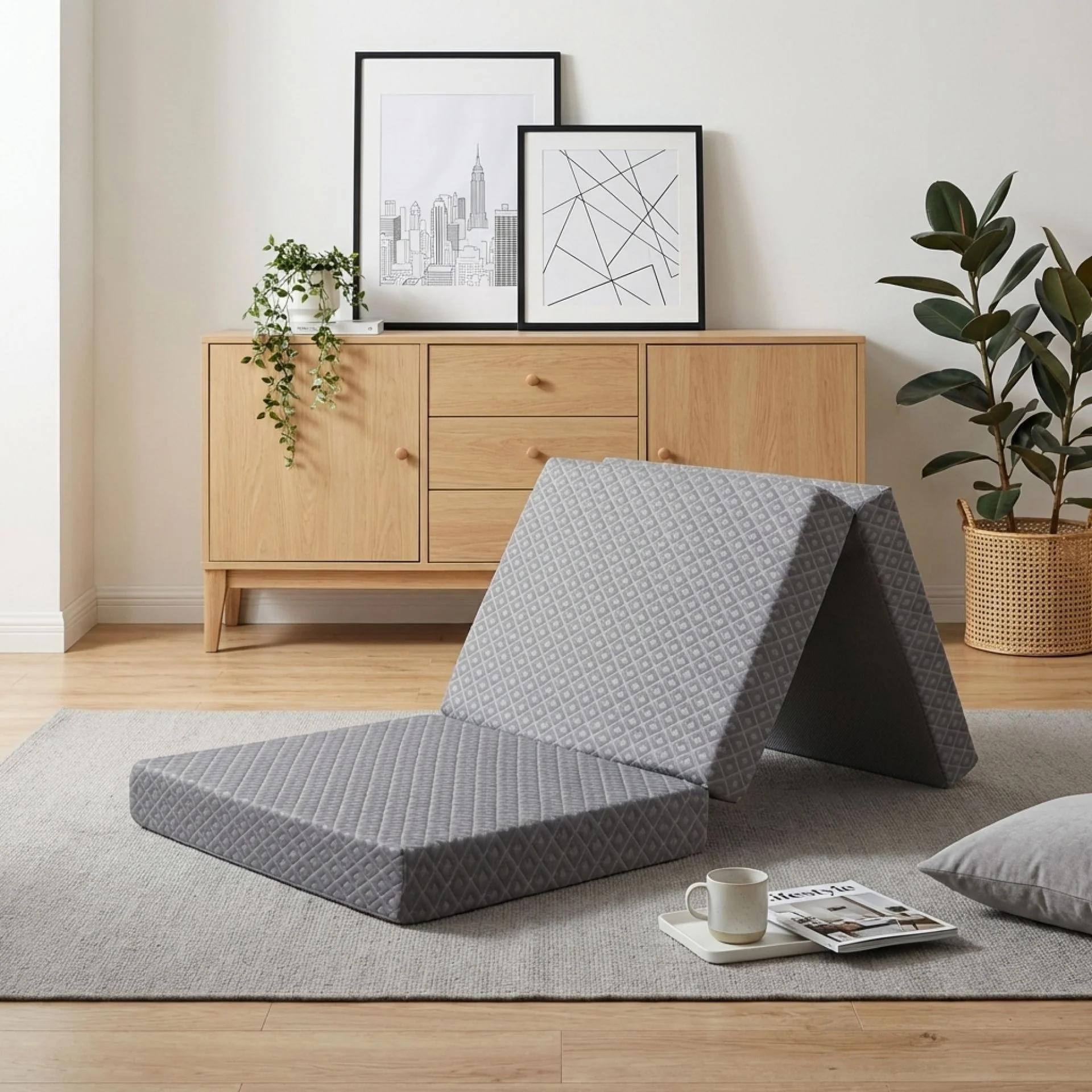 Flexi Plus Portable Folding Foam Mattress - Single - Image 2