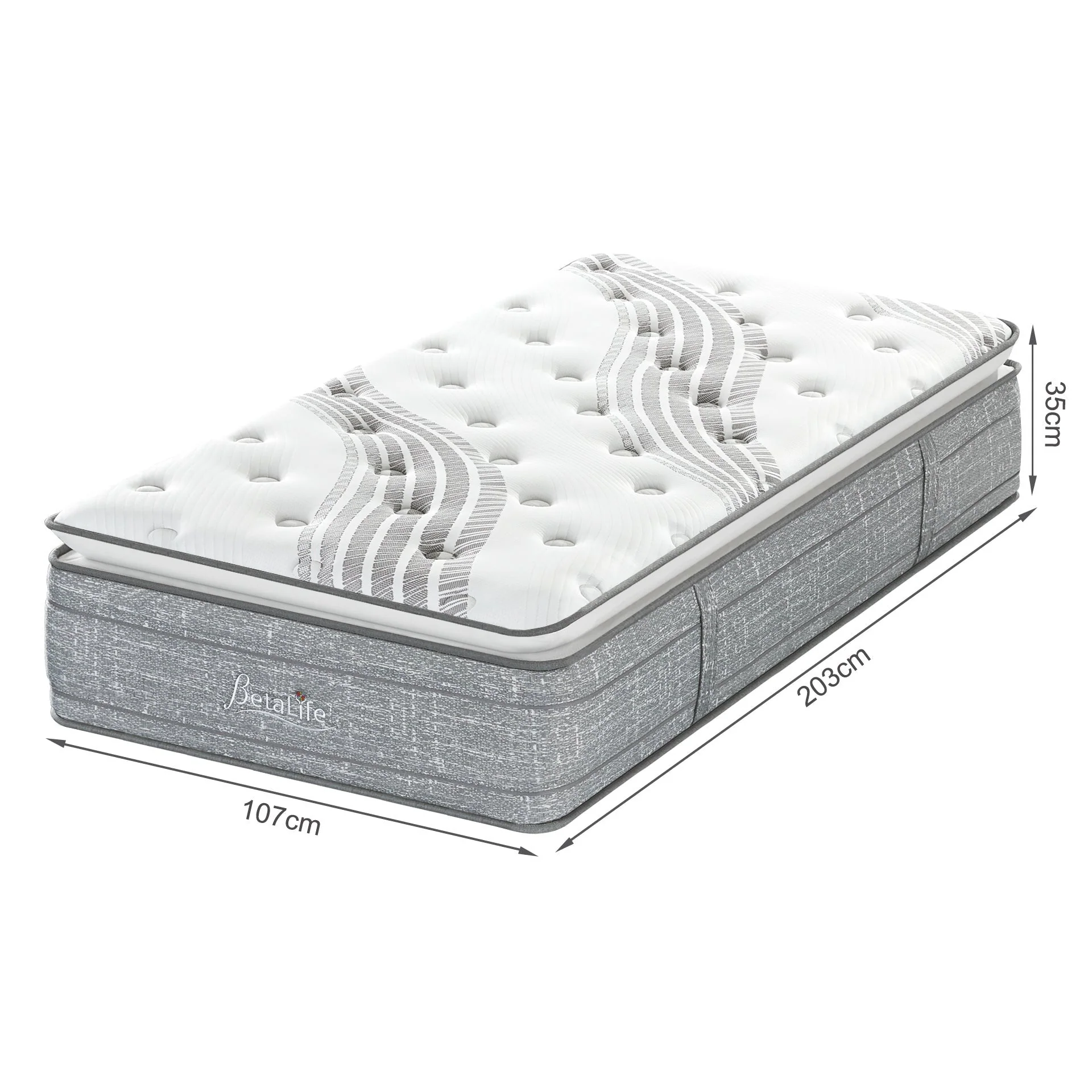 Luxury Pro Memory Foam Mattress - King Single - Image 11