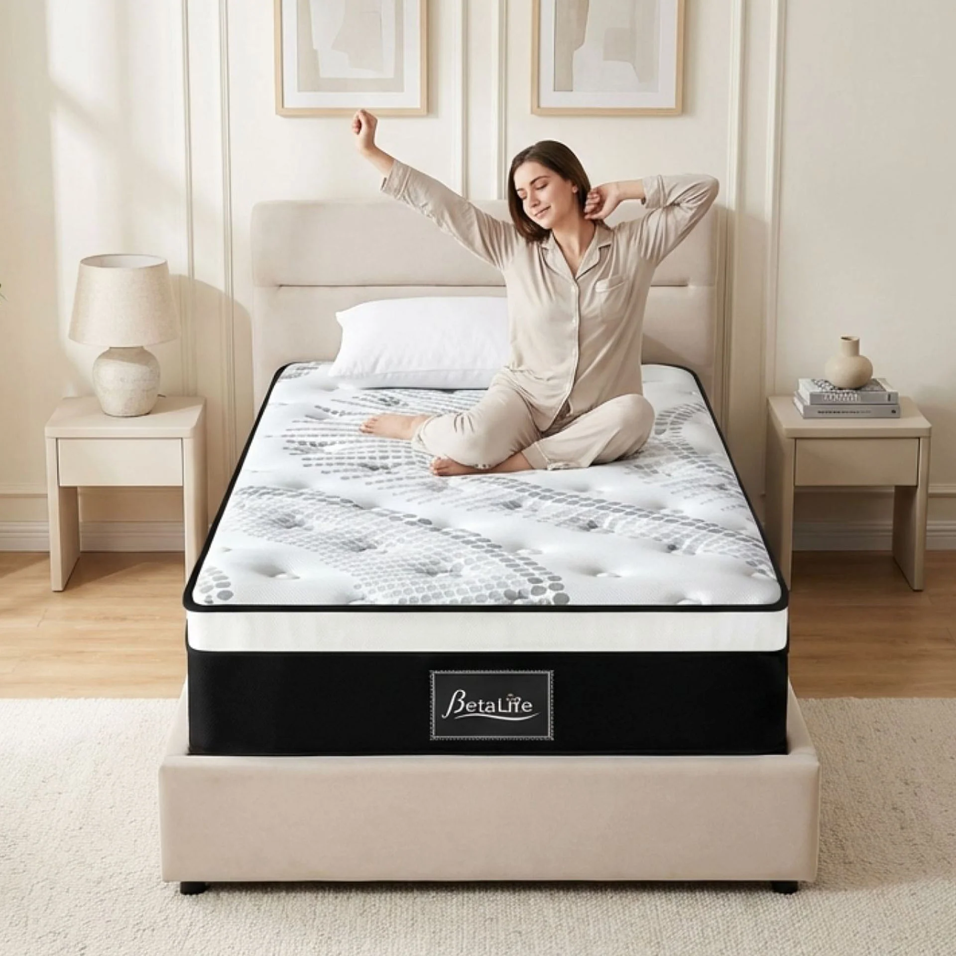Premier Back Support Medium Firm Pocket Spring Mattress - King Single - Image 2