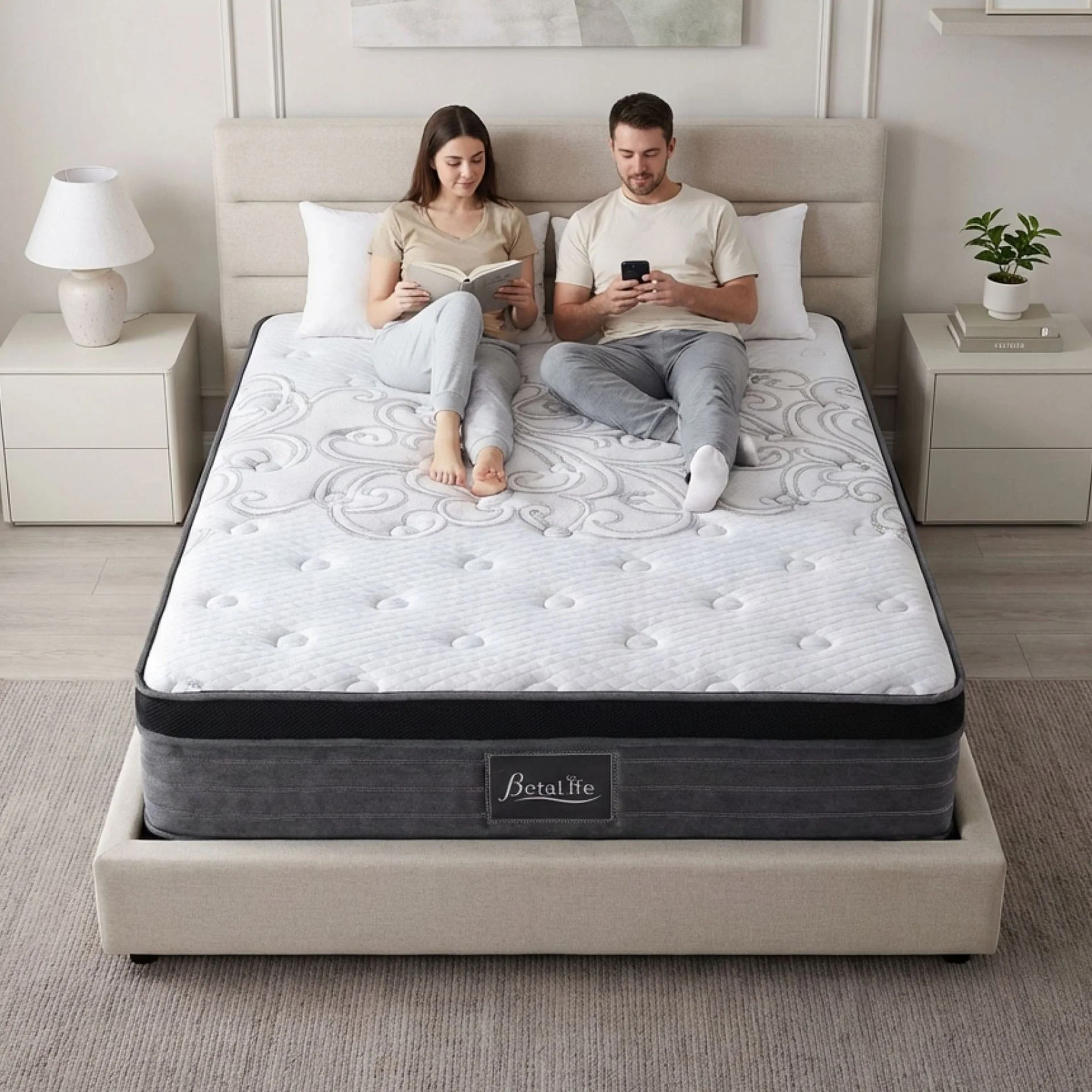 Premier Back Support Plus Medium Firm Pocket Spring Mattress - Double - Image 2