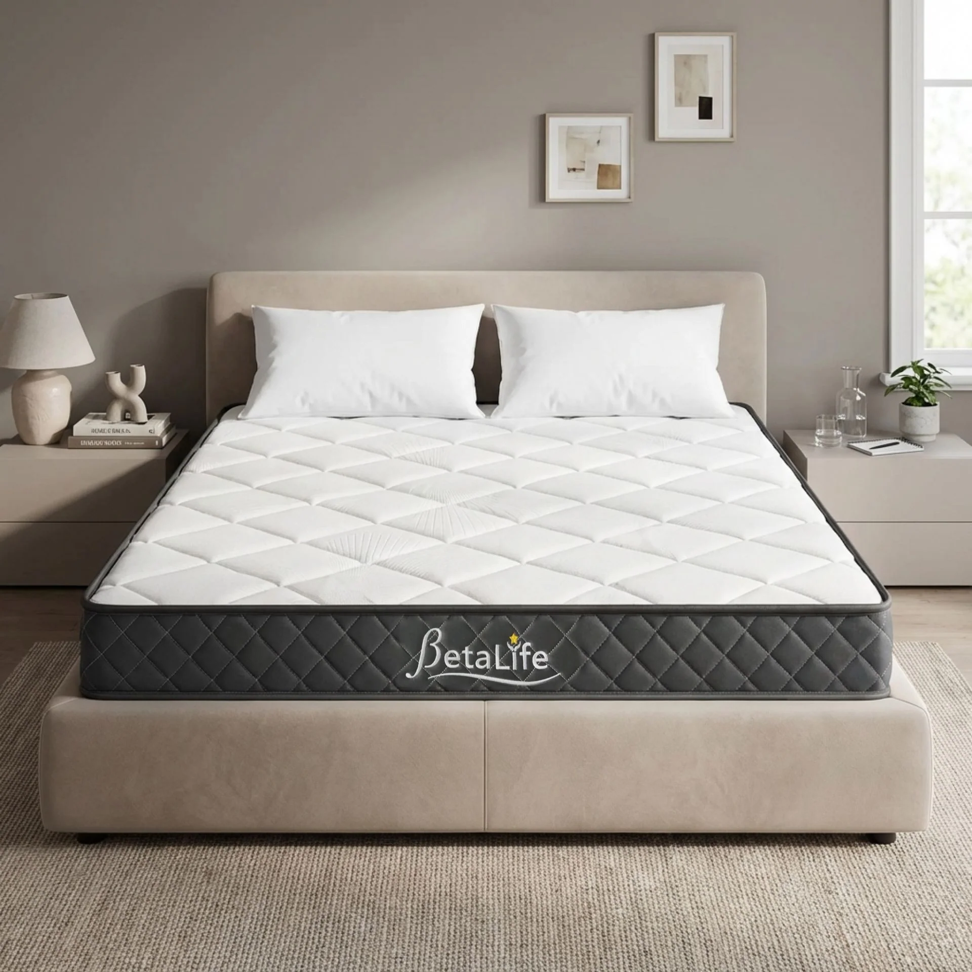 Pure Plus Foam Mattress with Protector & Pillow - Double