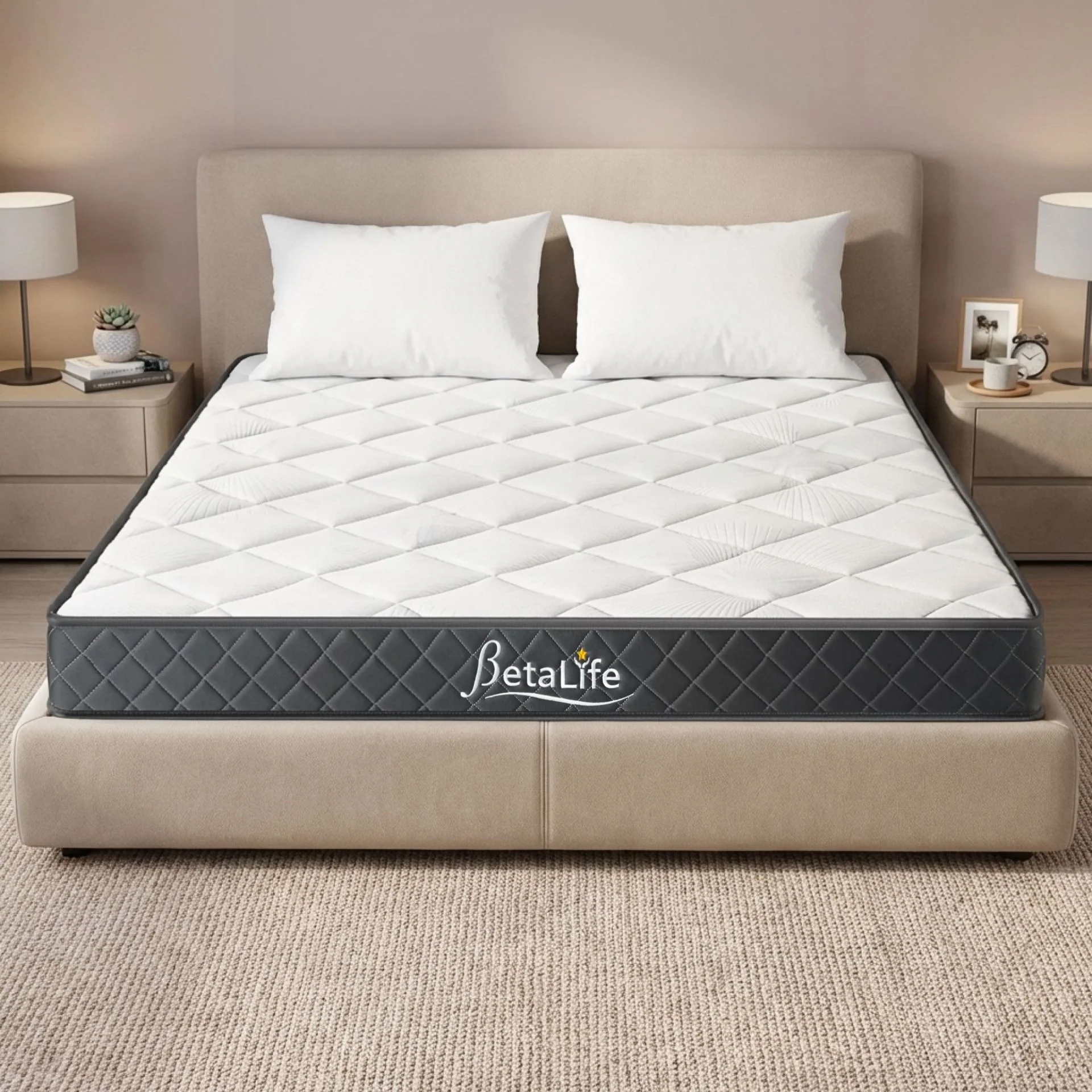 Pure Plus Foam Mattress with Protector & Pillow - Queen
