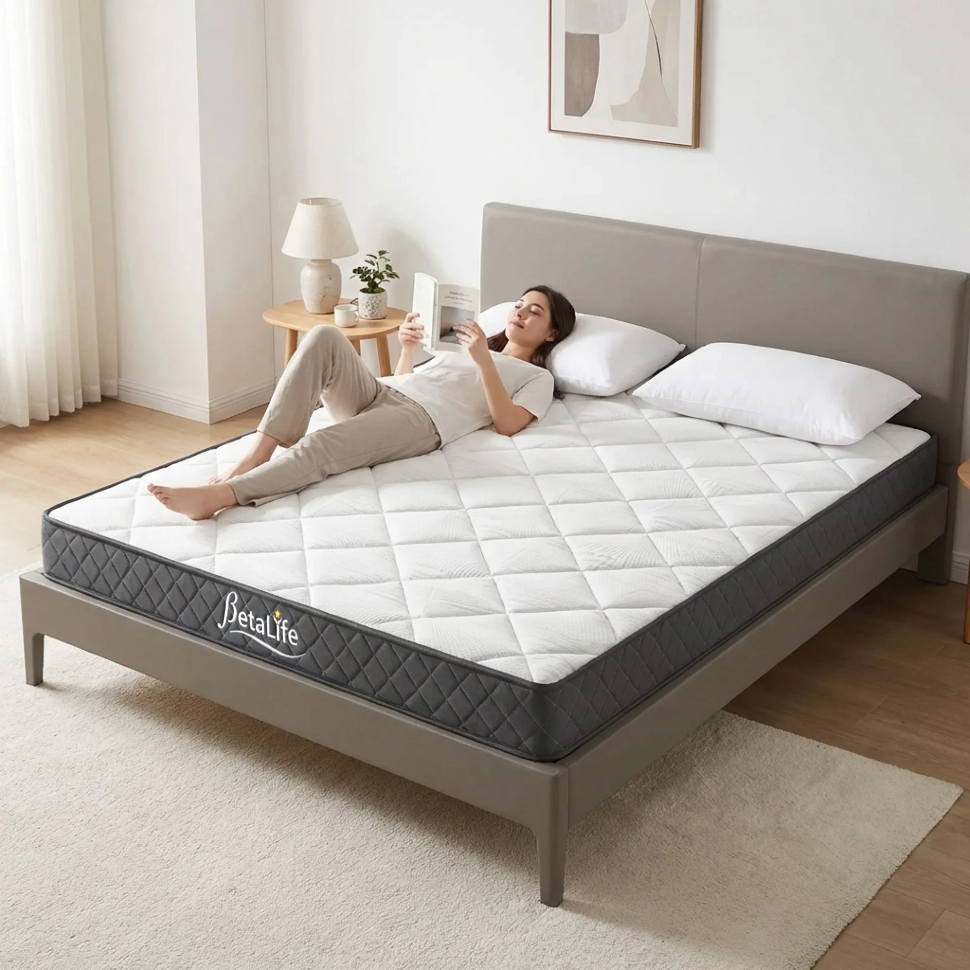 Pure Plus Foam Mattress with Protector & Pillow - Queen - Image 17