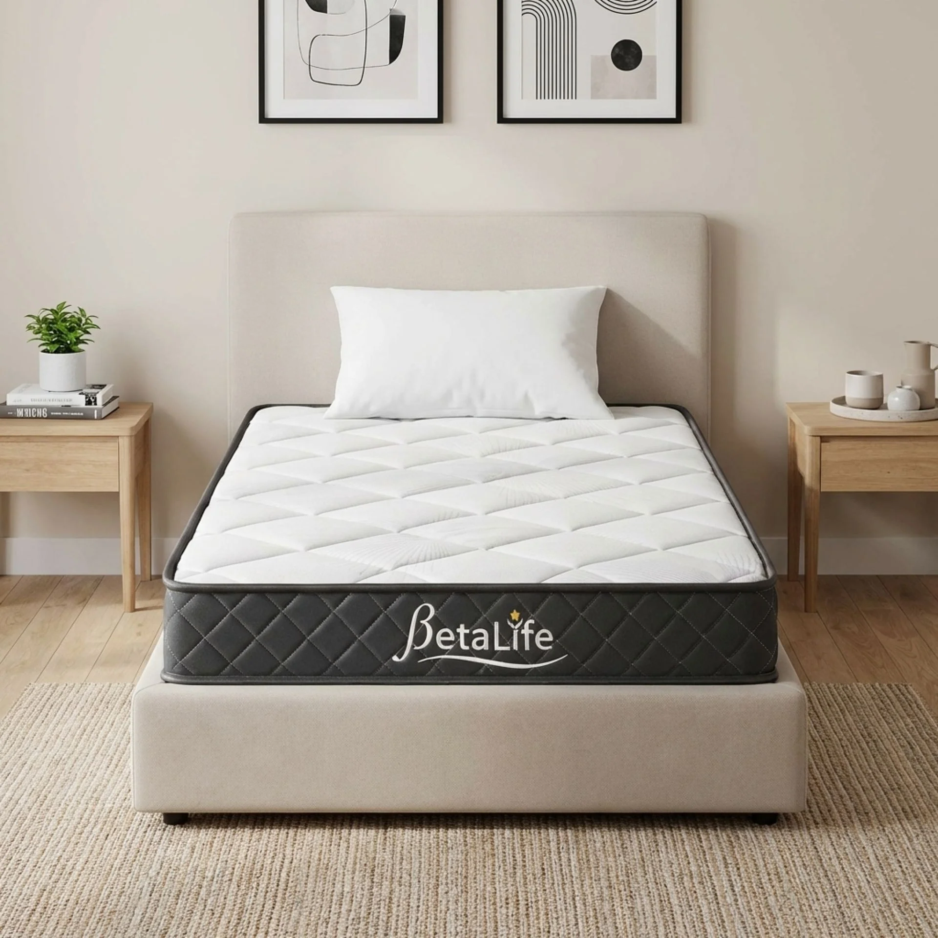 Pure Plus Foam Mattress with Protector & Pillow - Single