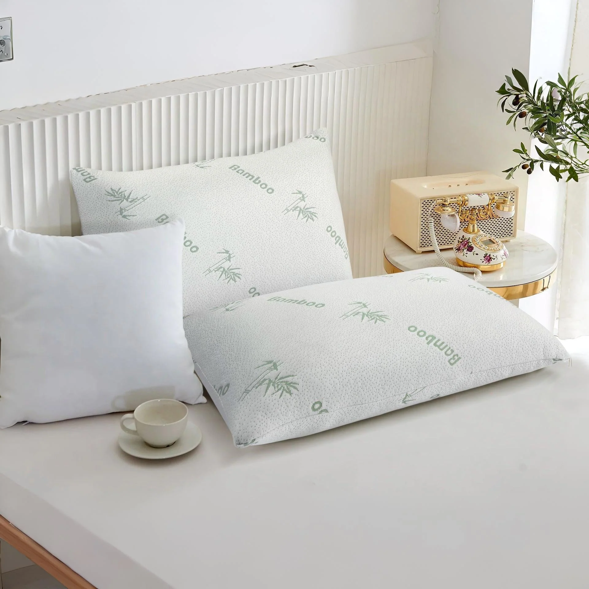 Purity Rest Shredded Memory Foam Pillow 70 x 40 x 15 CM - Set of 2
