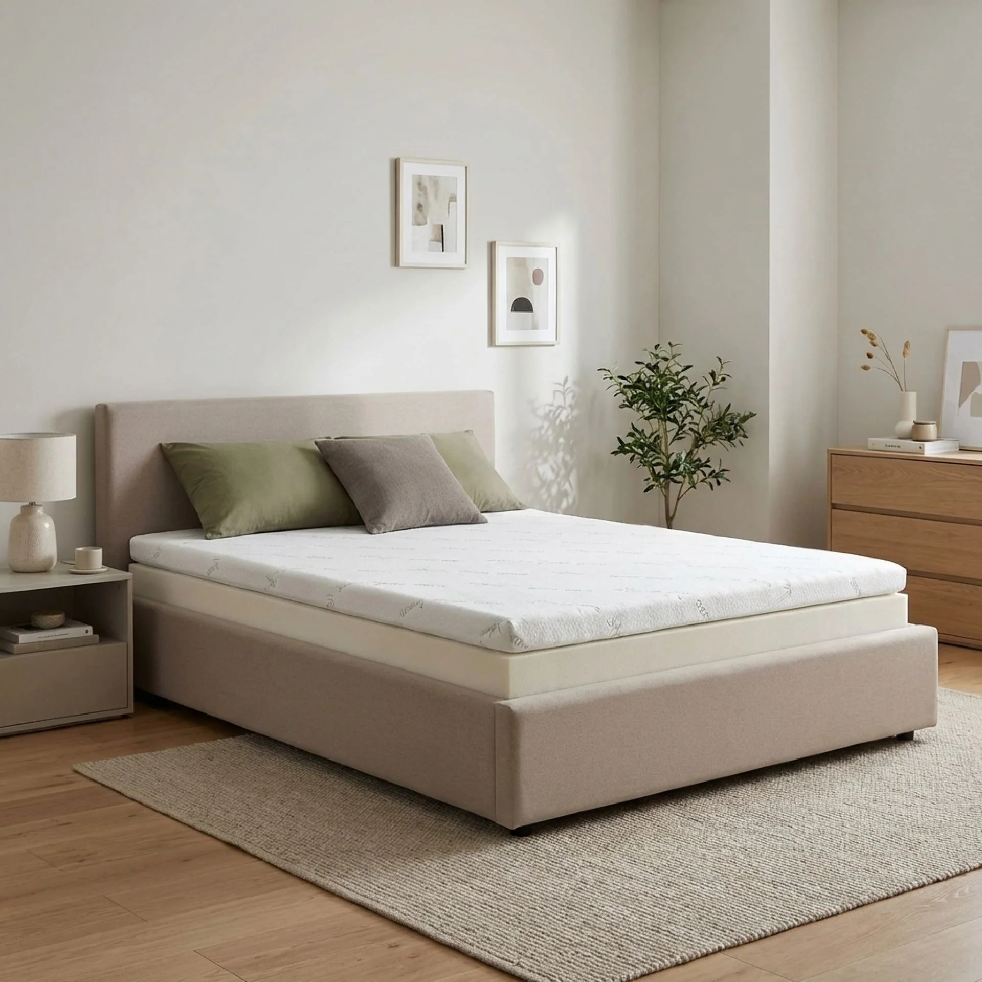 Gel Memory Foam Mattress Topper - Queen