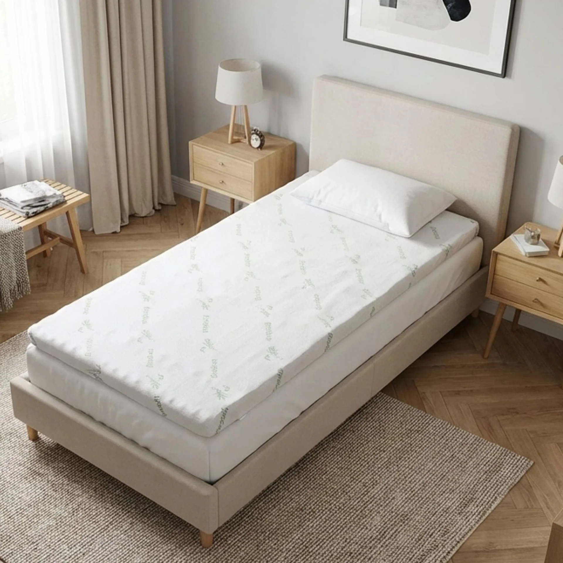 Gel Memory Foam Mattress Topper - Single - Image 3