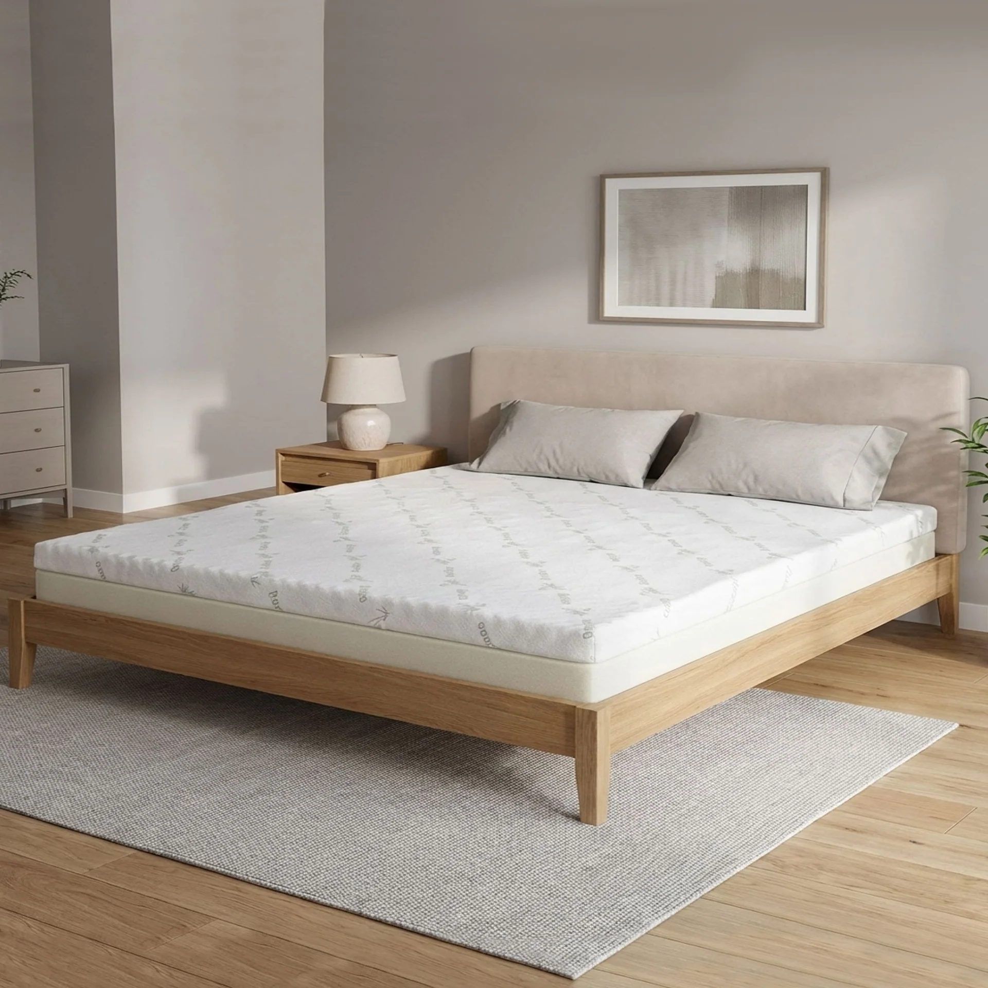 Gel Memory Foam Mattress Topper - Super King