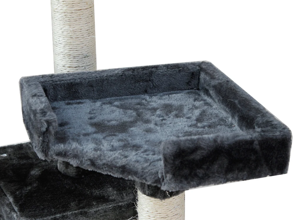 BINGO Cat Tree House 185cm 7 Levels - GREY - Image 4