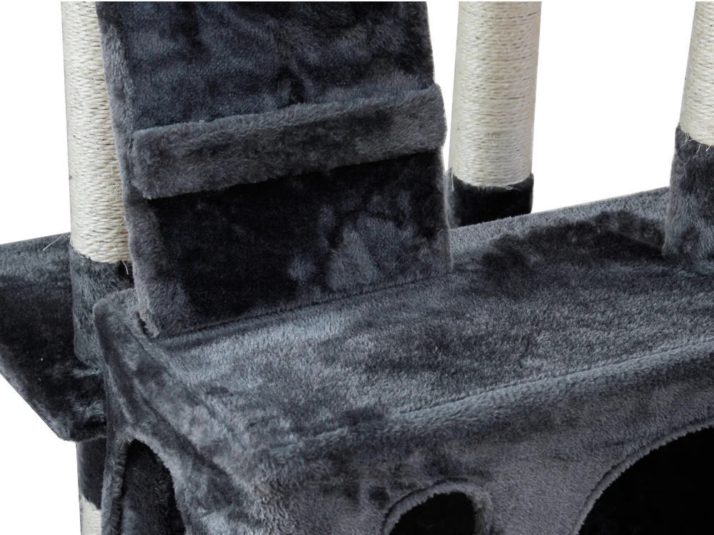 BINGO Cat Tree House 185cm 7 Levels - GREY - Image 7