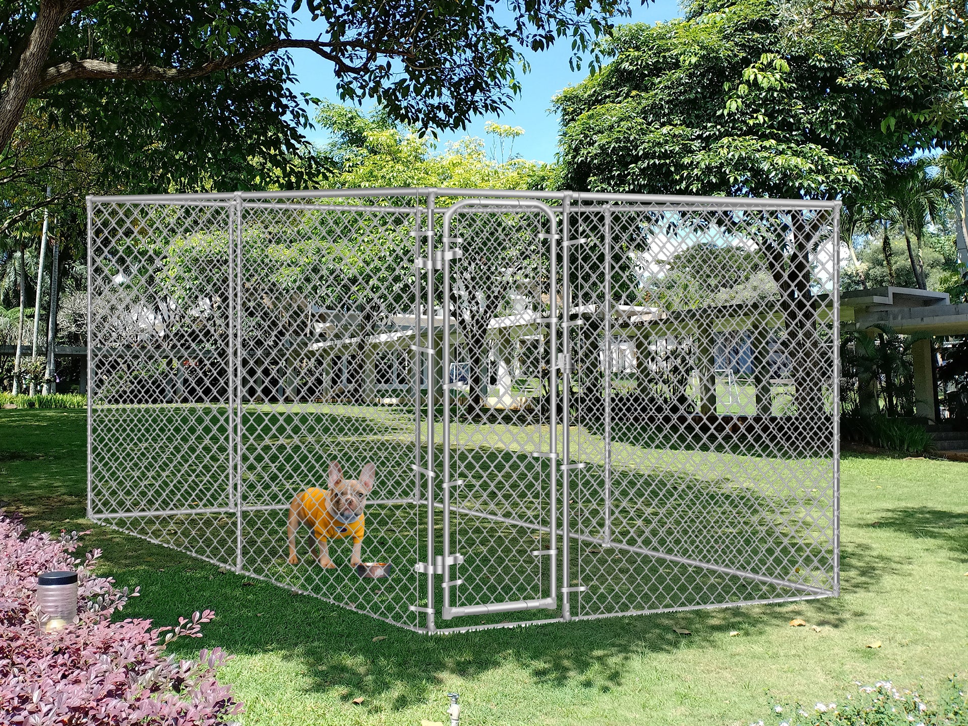 Bingo Dog Kennel and Run 4 x 2.3 x 1.82m - Image 2