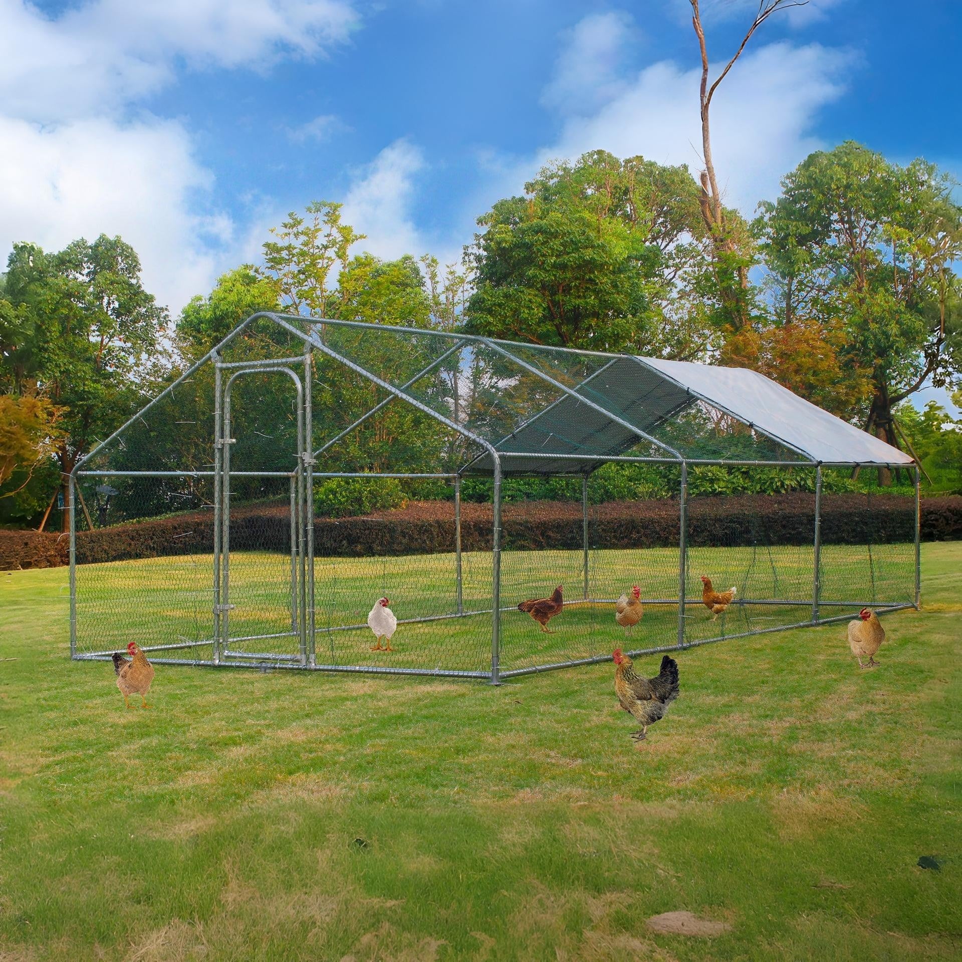 Bingo Metal Outdoor Chicken Coop 3 x 6m - Image 2