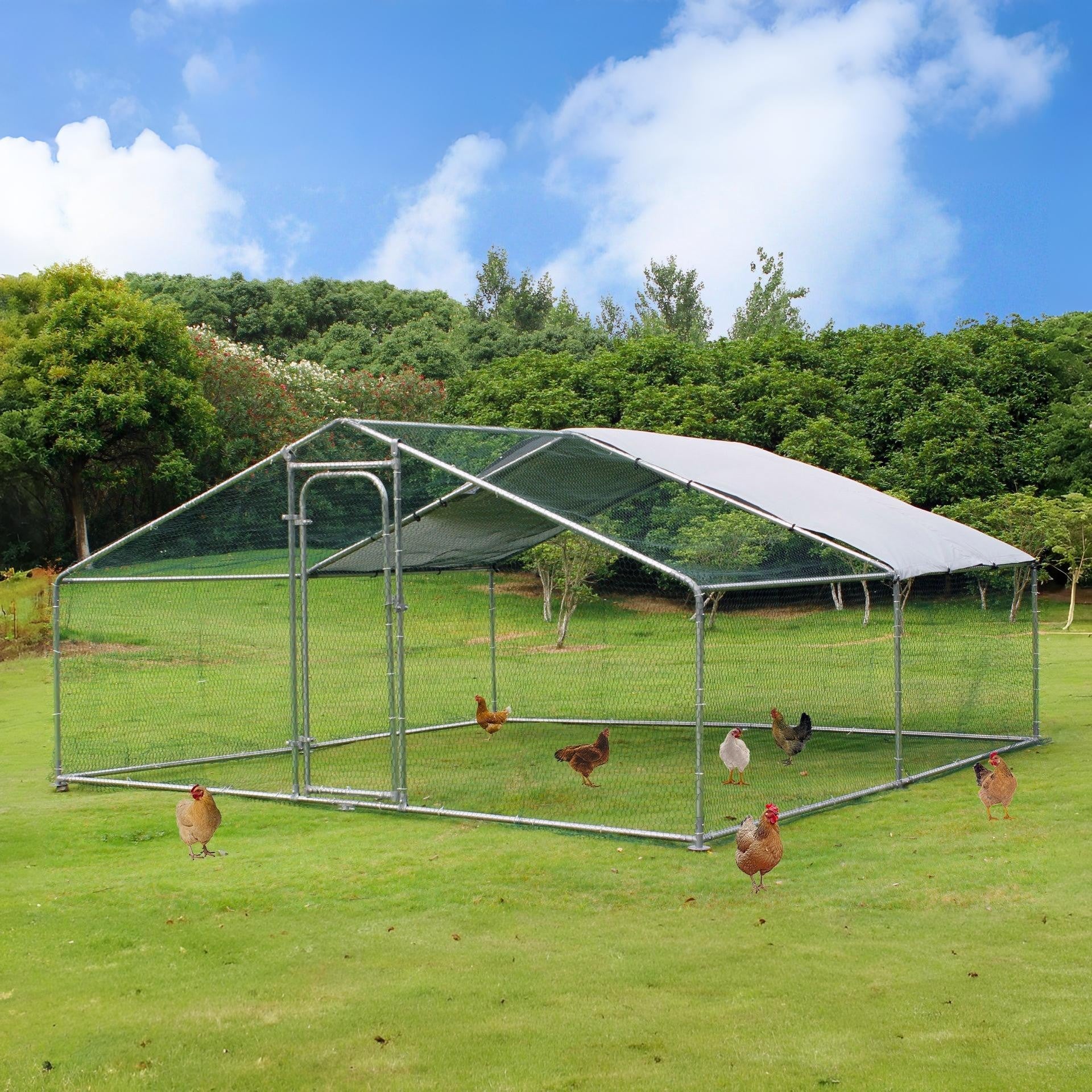 Bingo Metal Outdoor Chicken Coop 4 x 4m - Image 8
