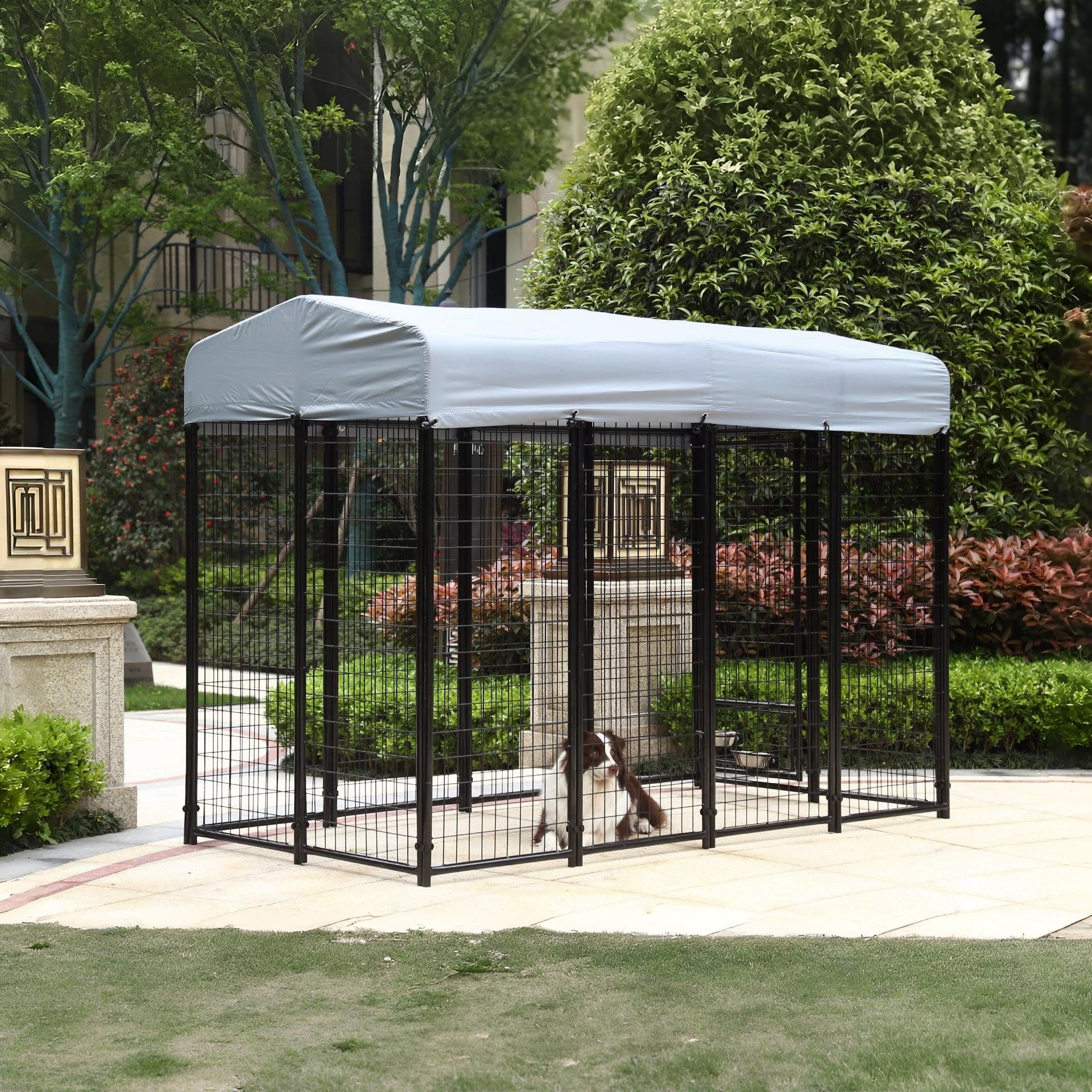 Bingo Pet Dog Kennel Metal Enclosure 2.4m x 1.2m - Image 3