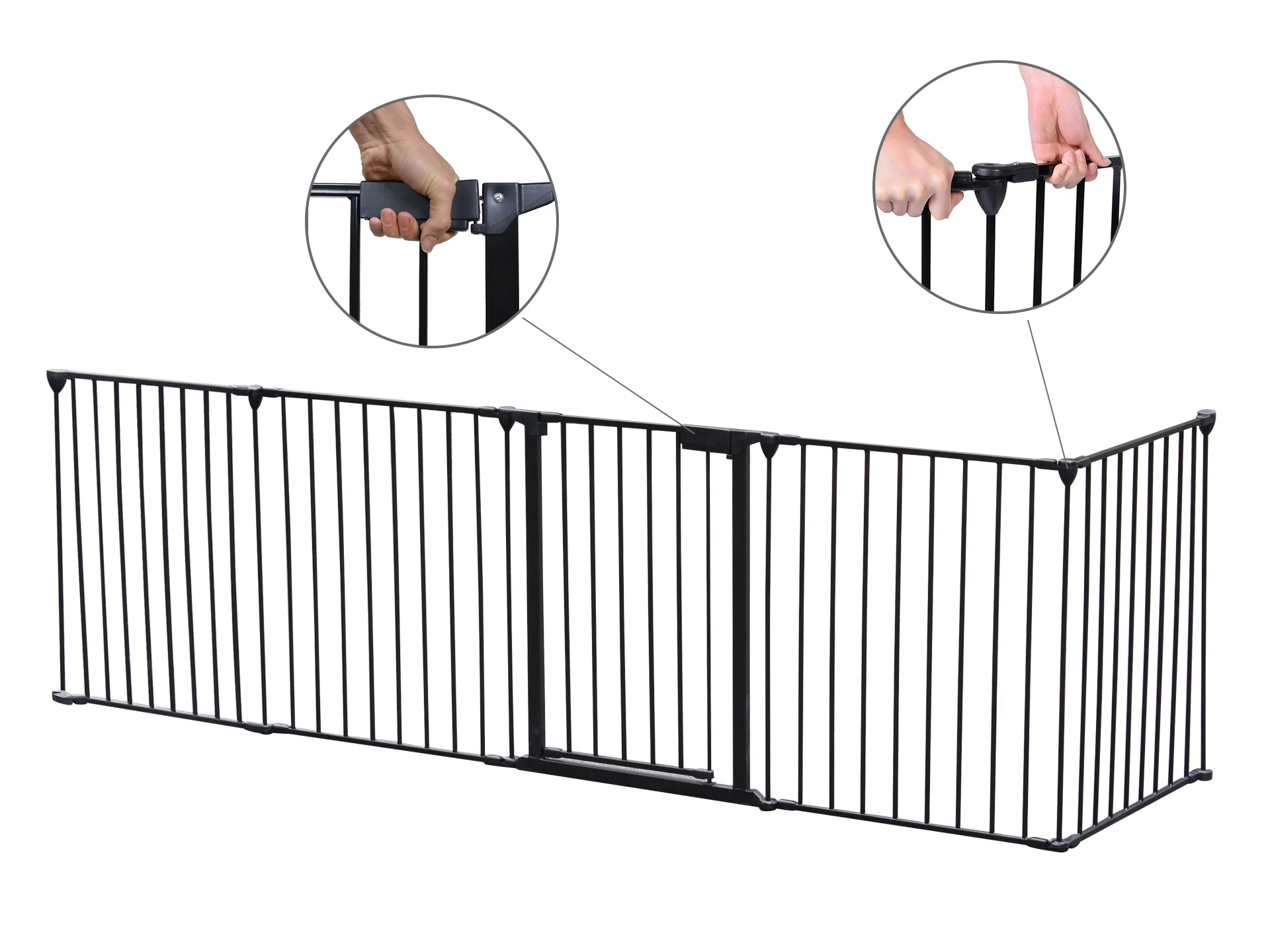 Bingo Safety Fence Play Pen Safety Gate Fire Guard - 5 pcs - Image 6