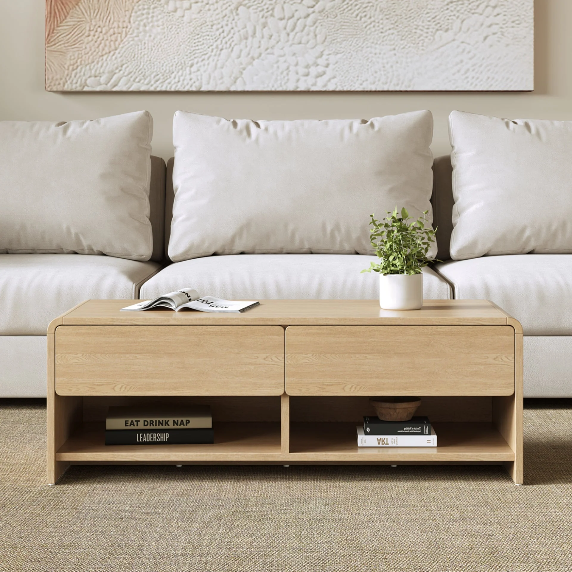 Blake Coffee Table - Oak - Image 2