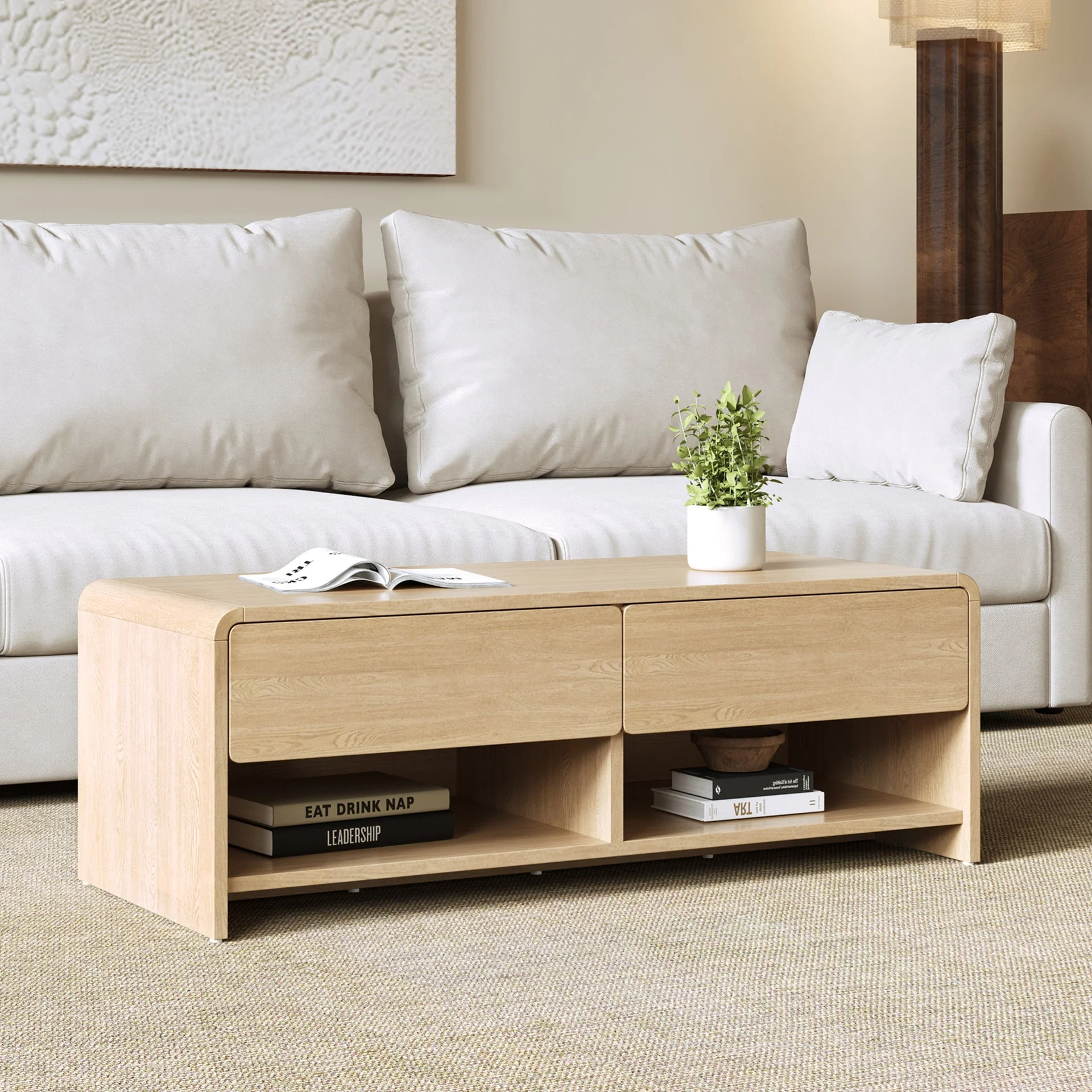 Blake Coffee Table - Oak - Image 3