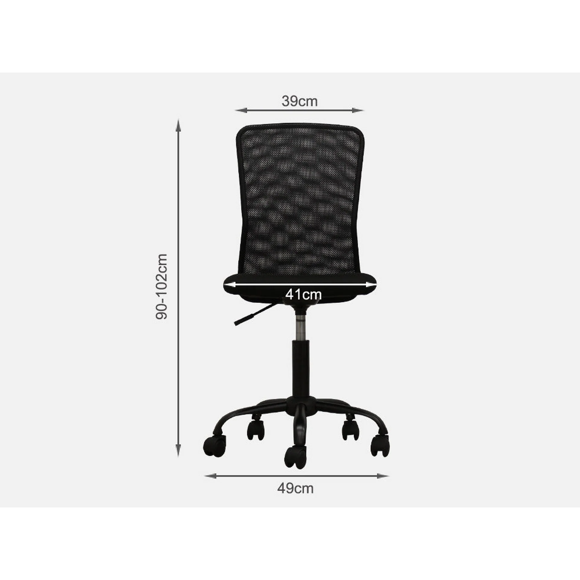 BLAKE Office Chair - BLACK - Image 9