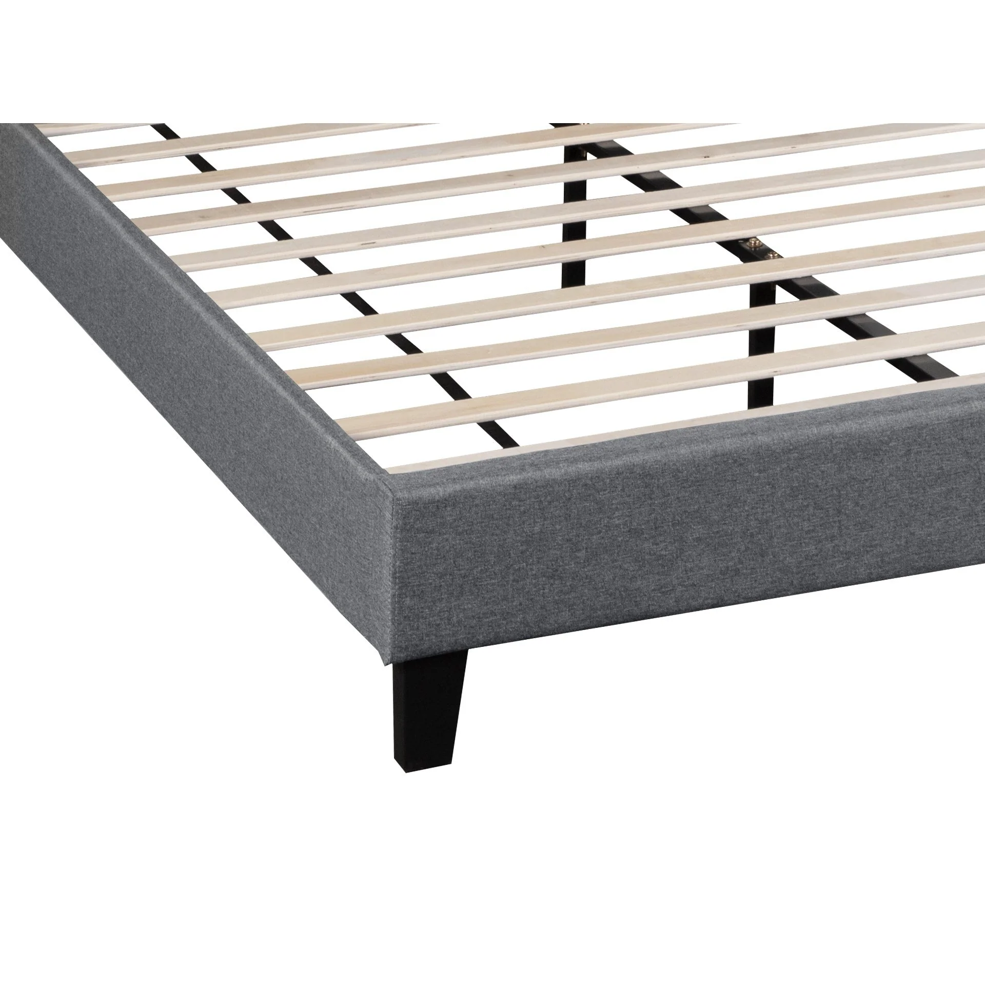Blane Double Bed Frame - Dark Grey - Image 13