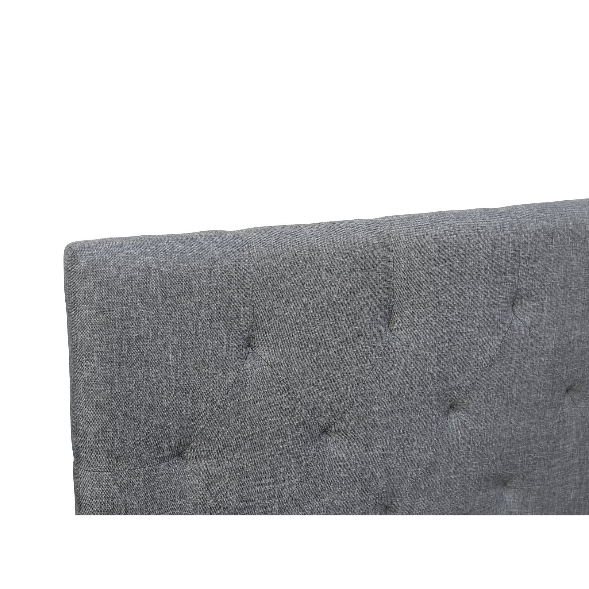 Blane Double Bed Frame - Grey - Image 12