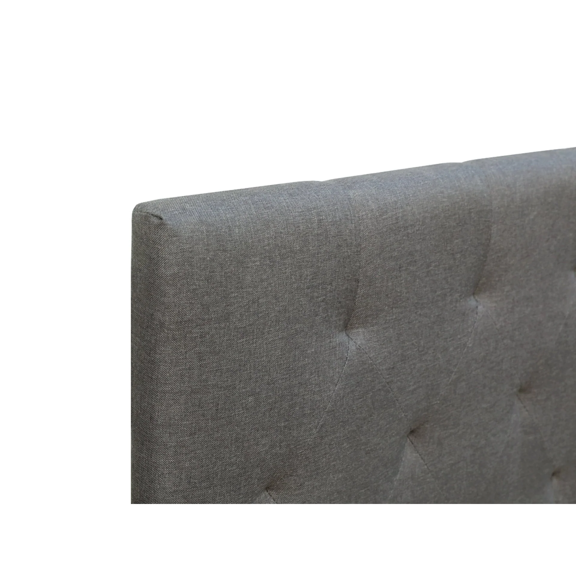 Blane King Single Bed Frame - Dark Grey - Image 11