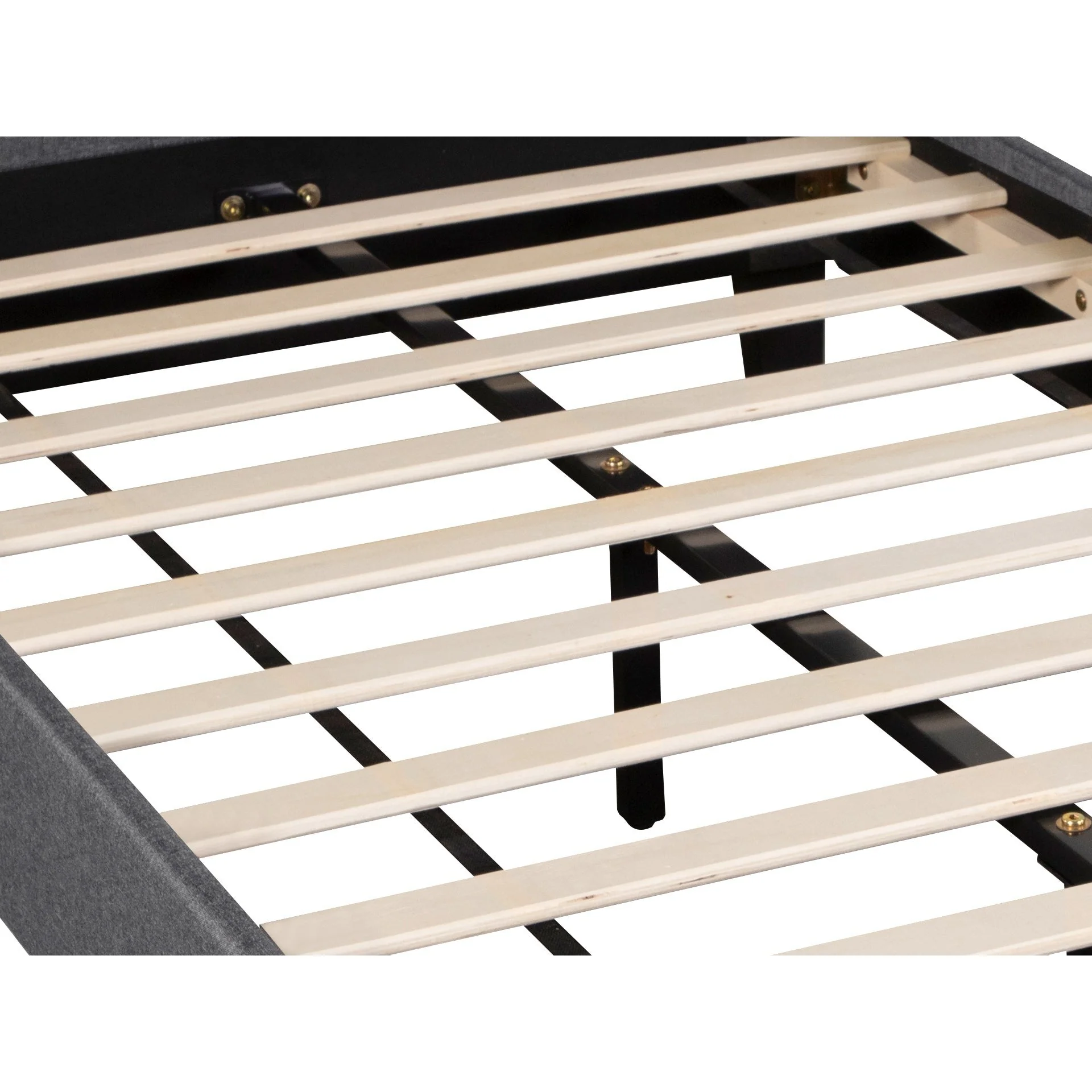 Blane King Single Bed Frame - Dark Grey - Image 12