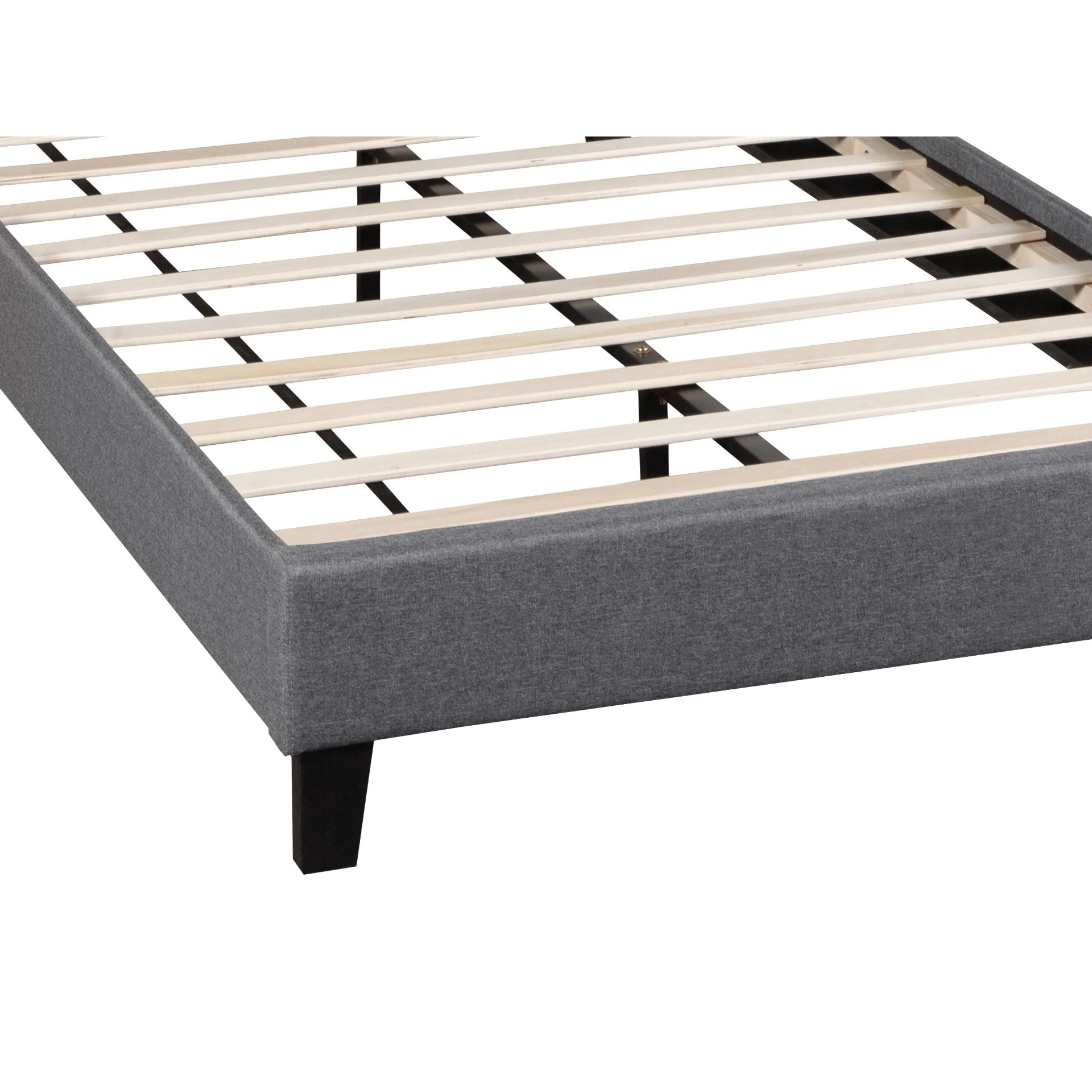 Blane King Single Bed Frame - Dark Grey - Image 13