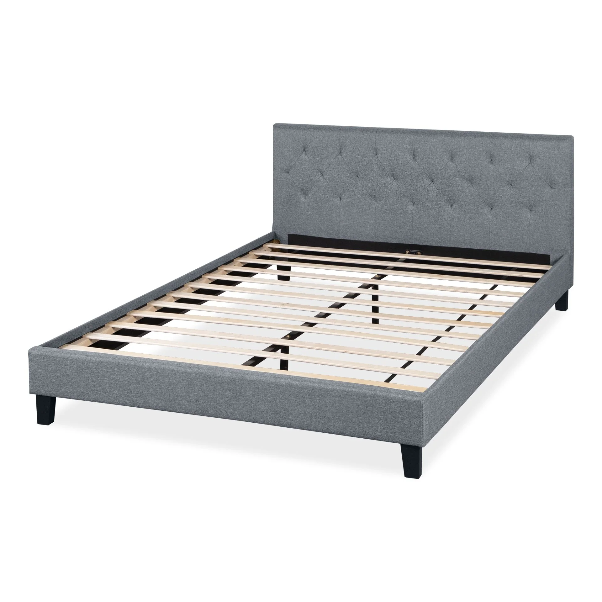 Blane Queen Bed Frame - Grey - Image 8
