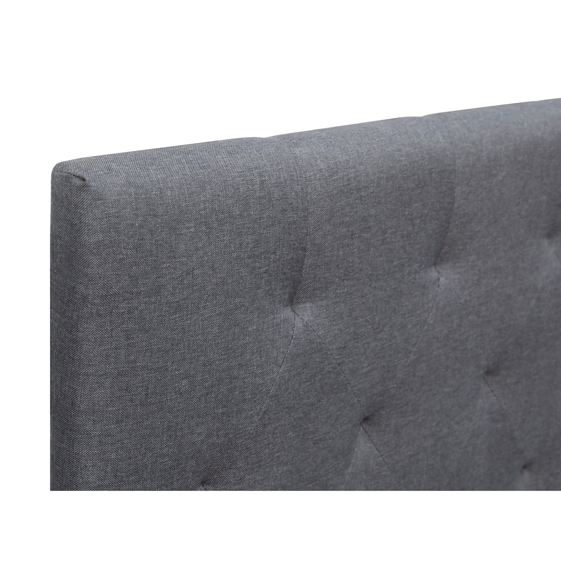 Blane Single Bed Frame - Dark Grey - Image 14