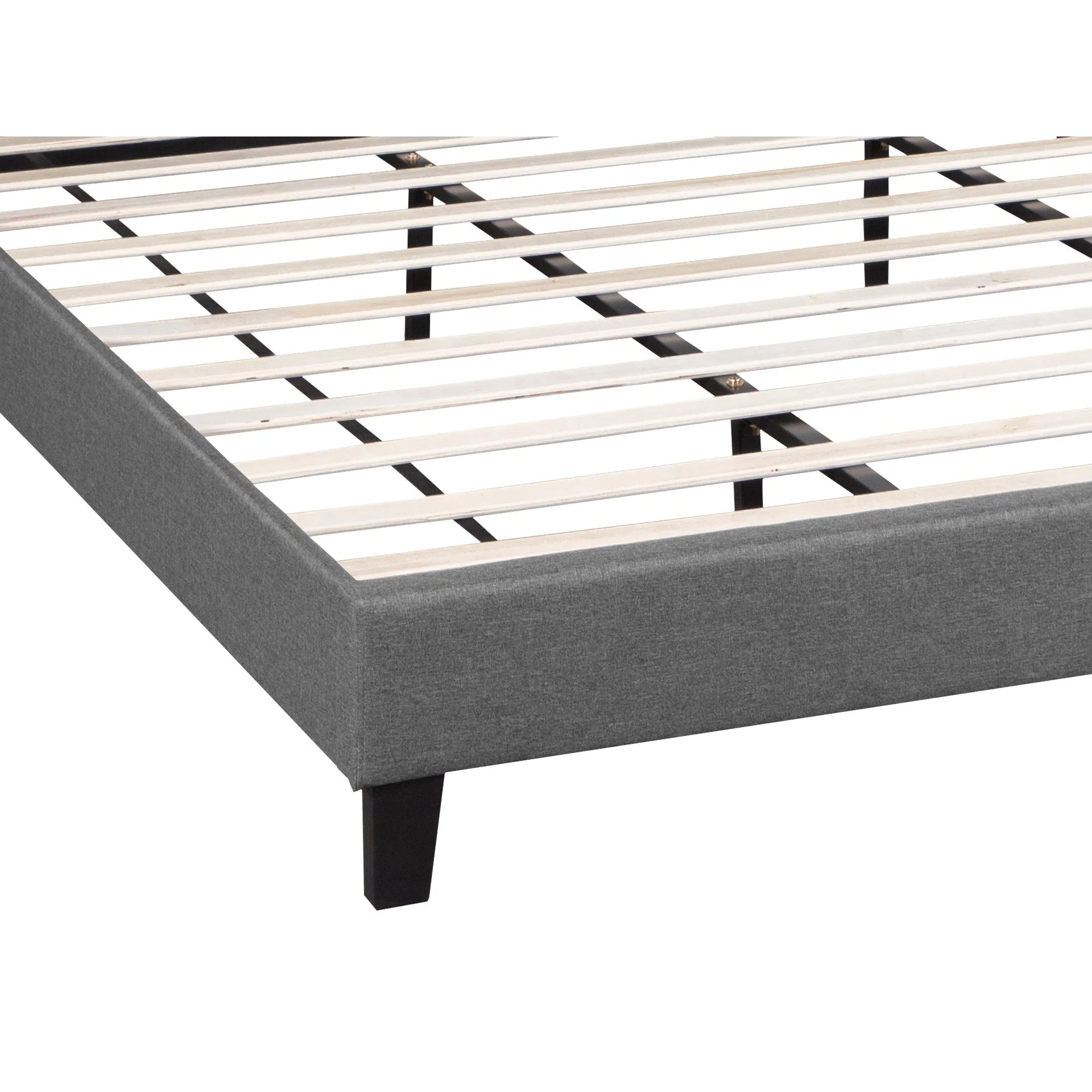 Blane Super King Bed Frame - Dark Grey - Image 9
