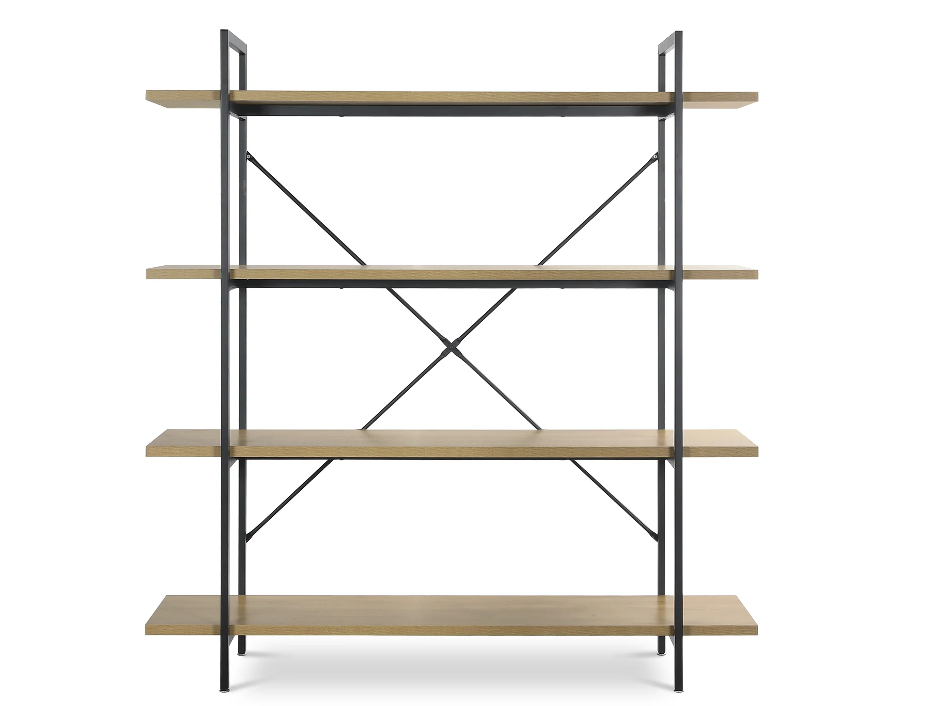 Bled 4 Tier Bookshelf - Oak - Image 3