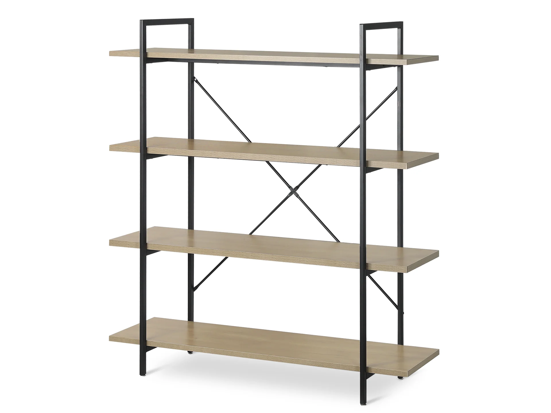 Bled 4 Tier Bookshelf - Oak - Image 4