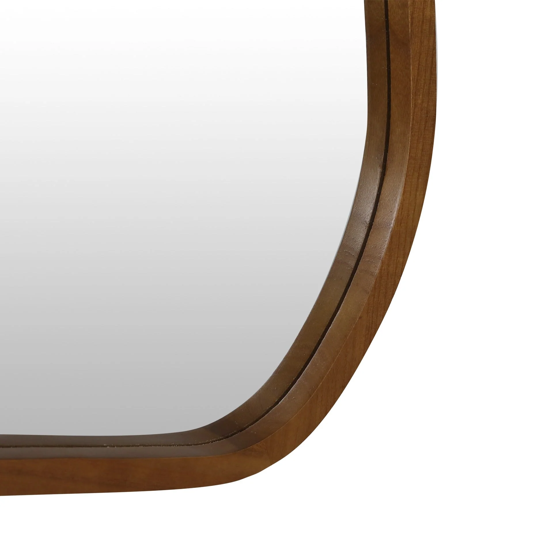 Bliss Pebble Wall Mirror 80cm - Light Wood - Image 13