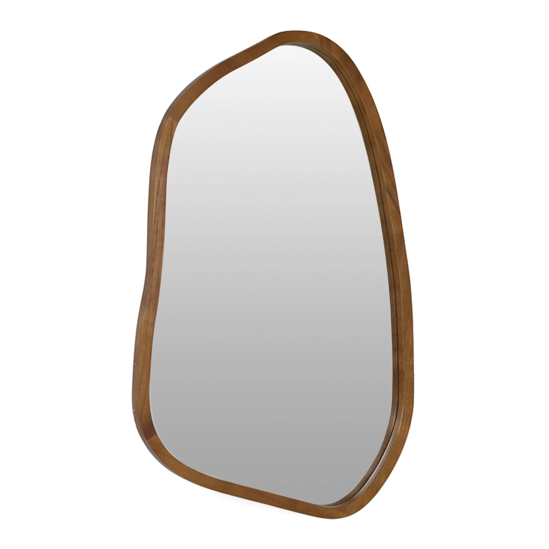 Bliss Pebble Wall Mirror 80cm - Light Wood - Image 9