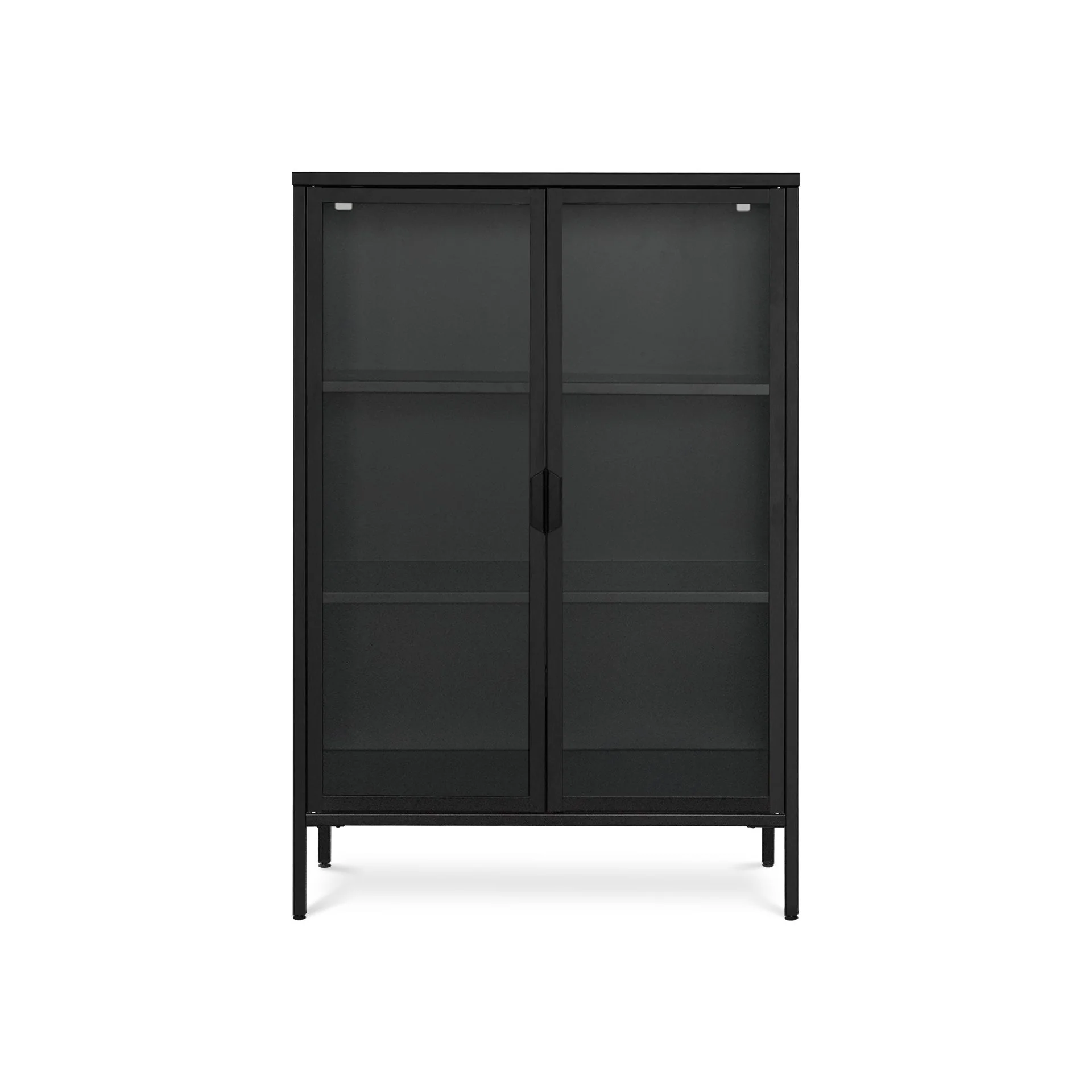 Boise 1.2m Display Cabinet - Black - Image 3