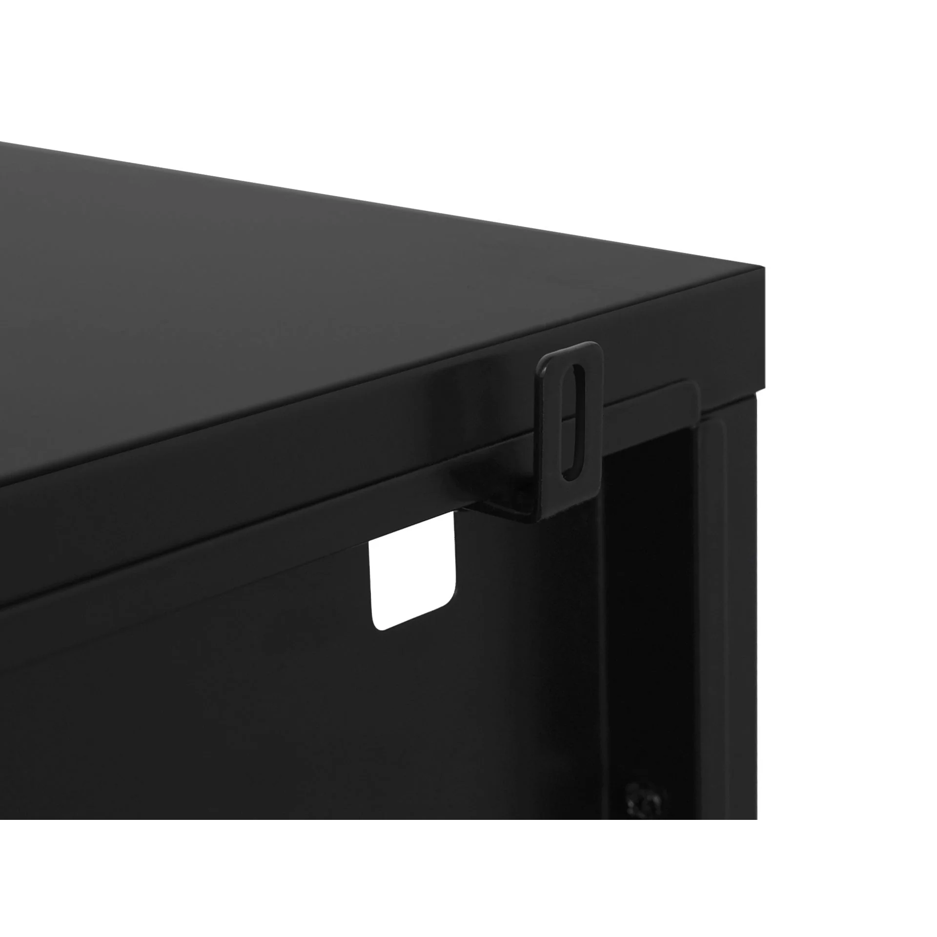 Boise 1.2m Display Cabinet - Black - Image 5