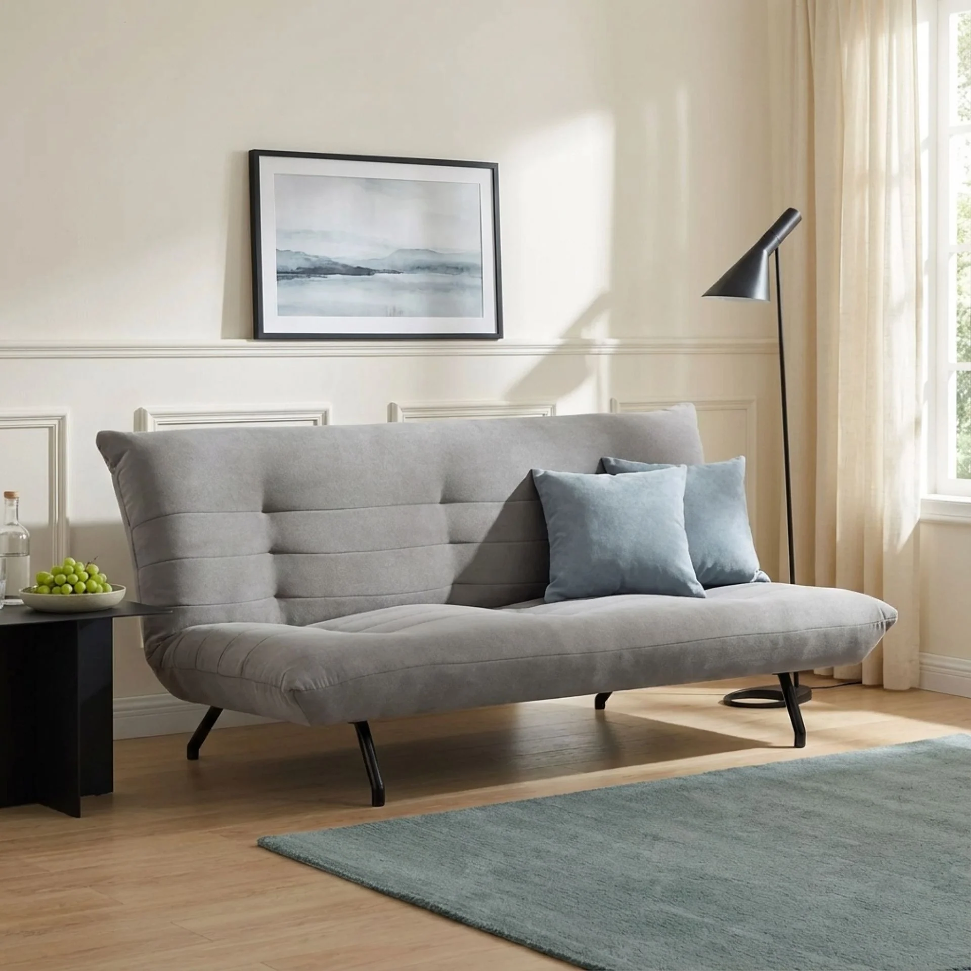 Bolivia 3 Seater Sofa Bed - Grey