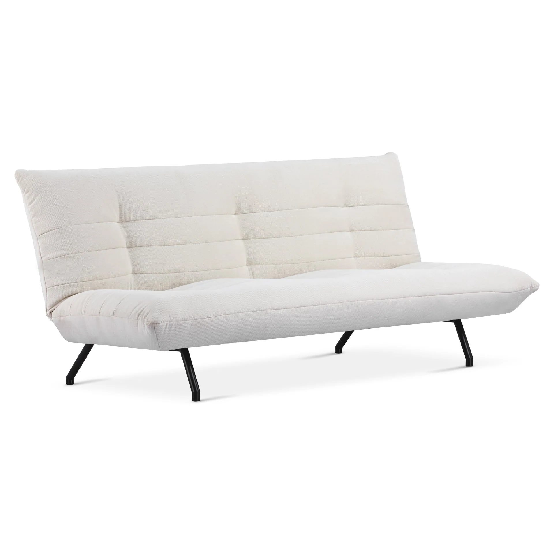 Bolivia 3 Seater Sofa Bed - White - Image 2